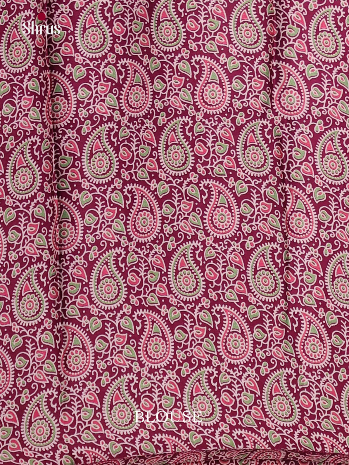 Maroon - Semi Modal Saree