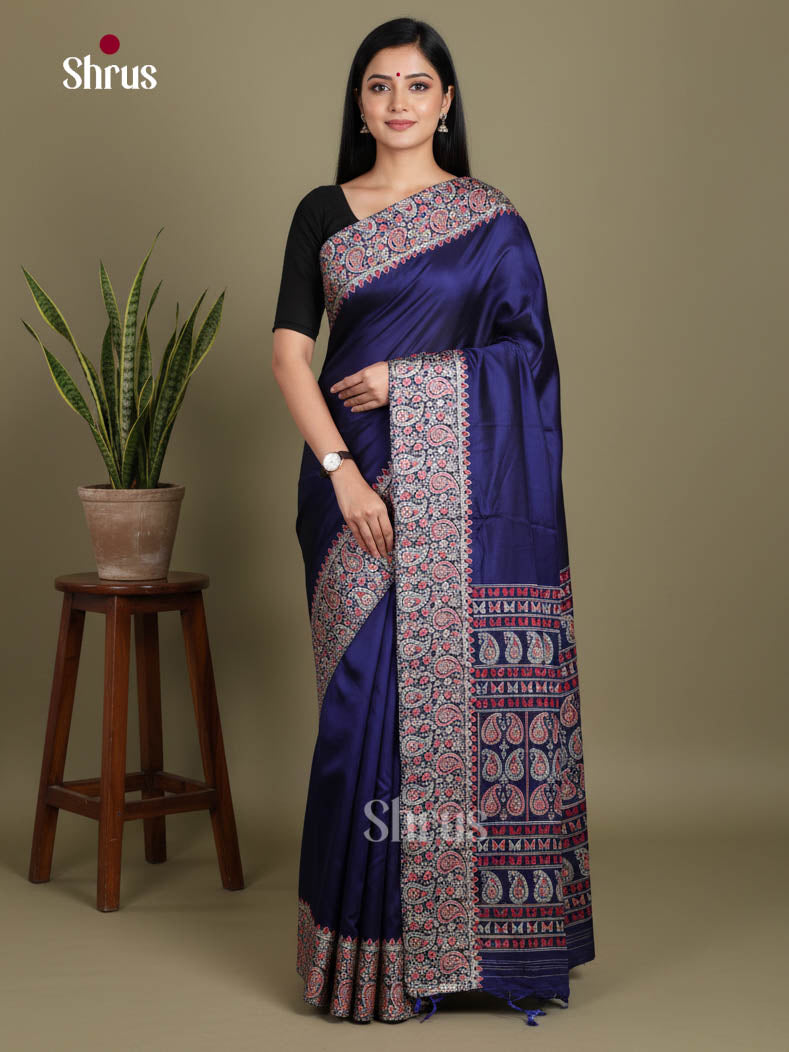 Blue - Semi Modal Saree