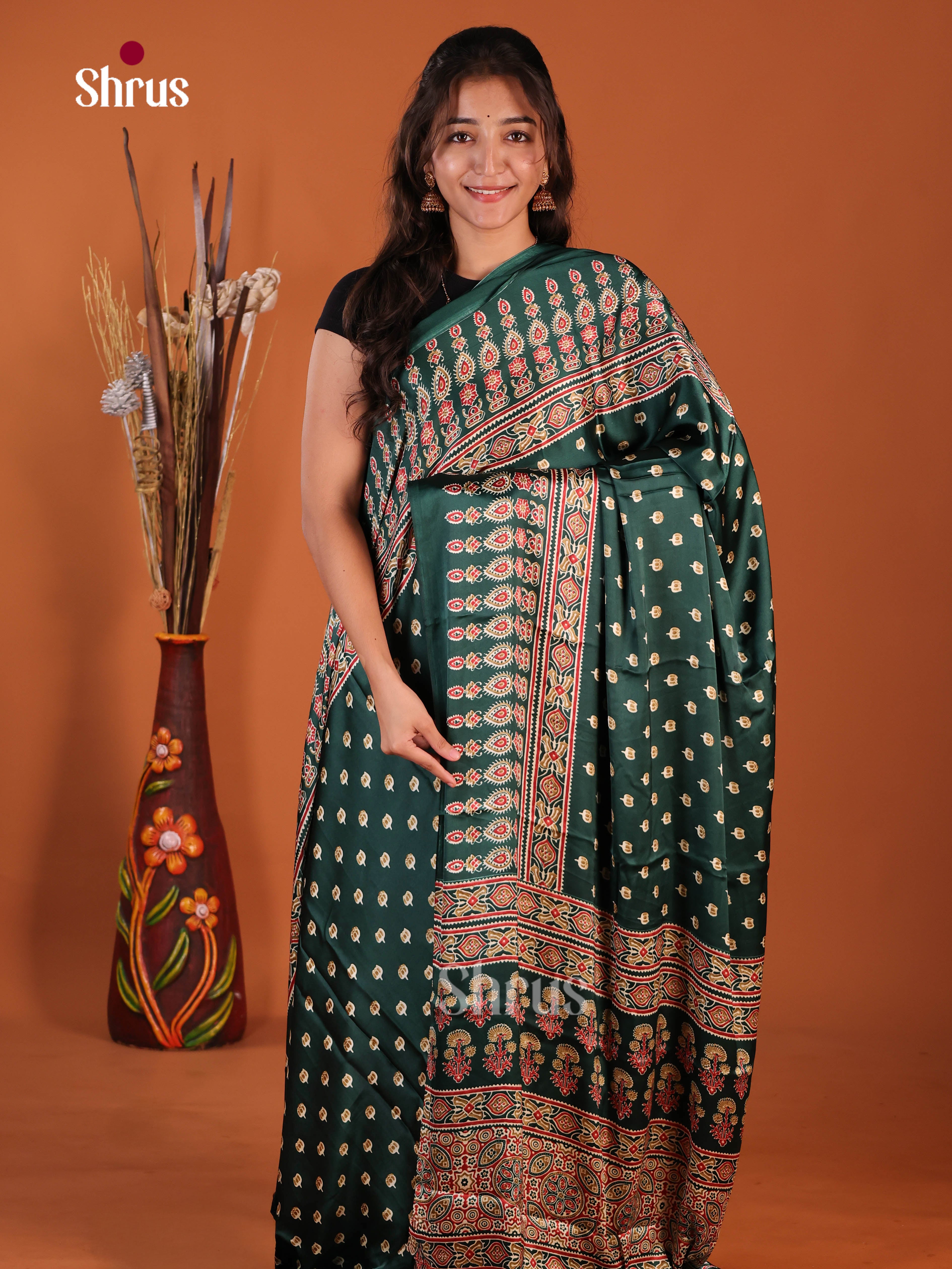 Green- Semi Modal Saree