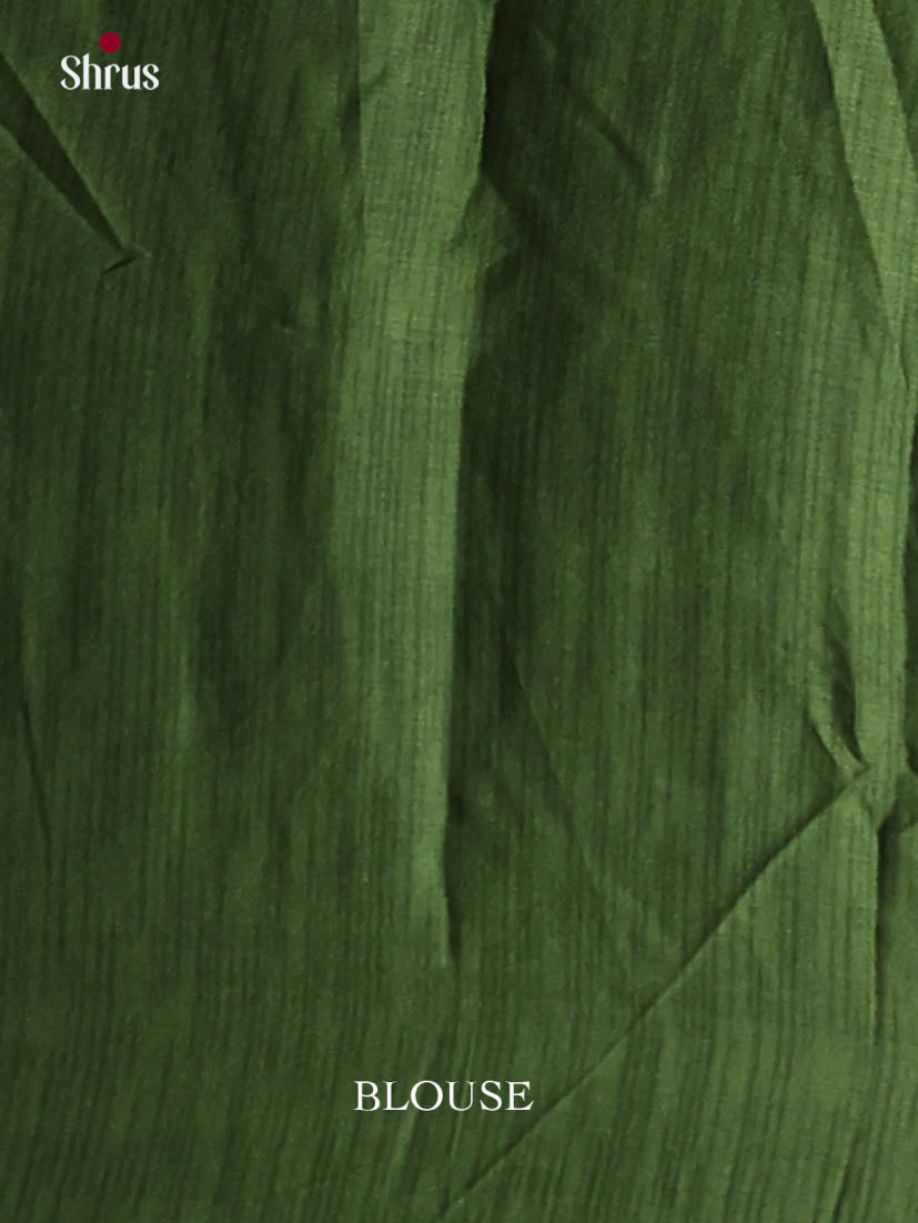 Pink & Green - Semi Modal Saree