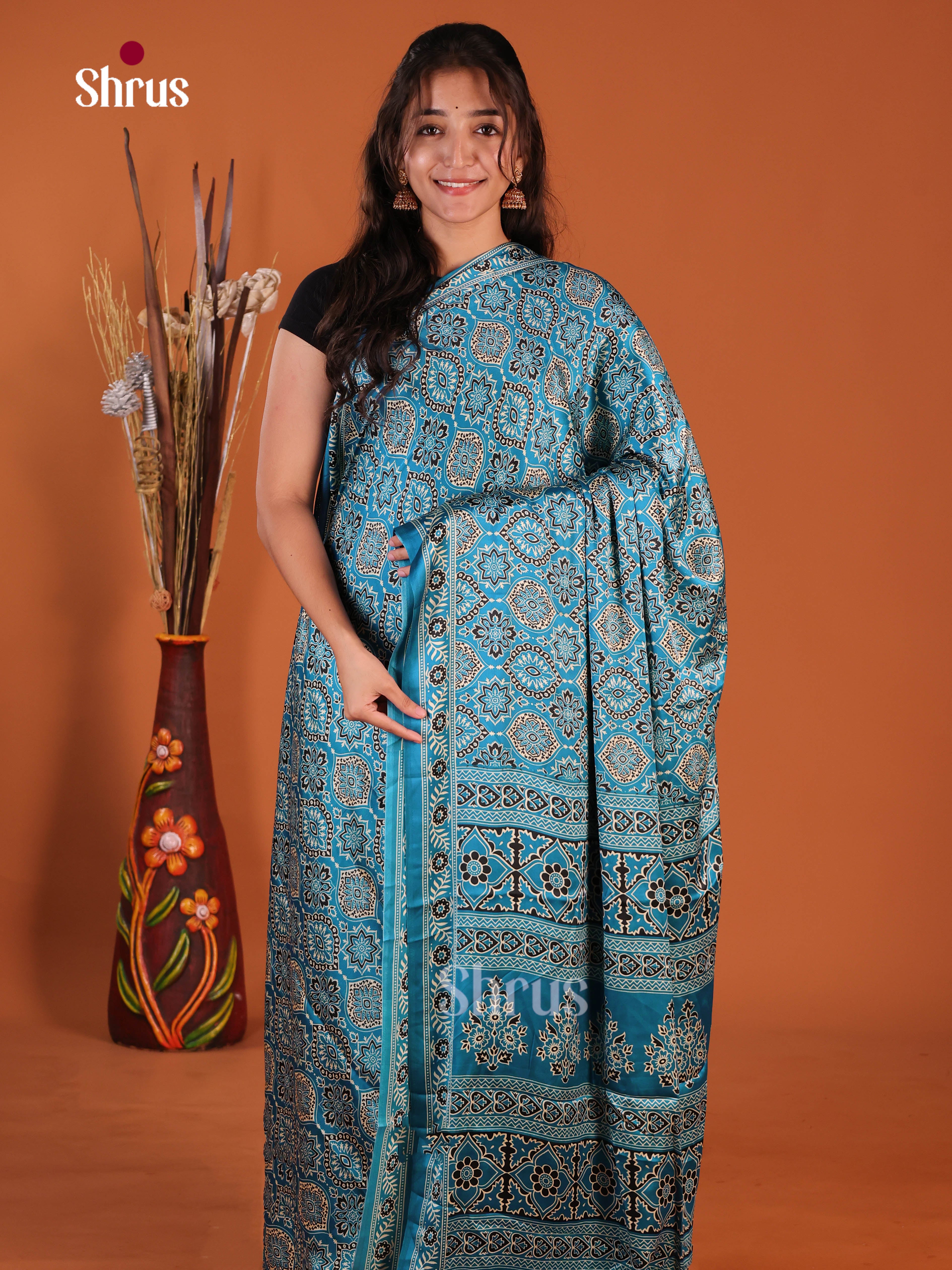Blue - Semi Modal Saree