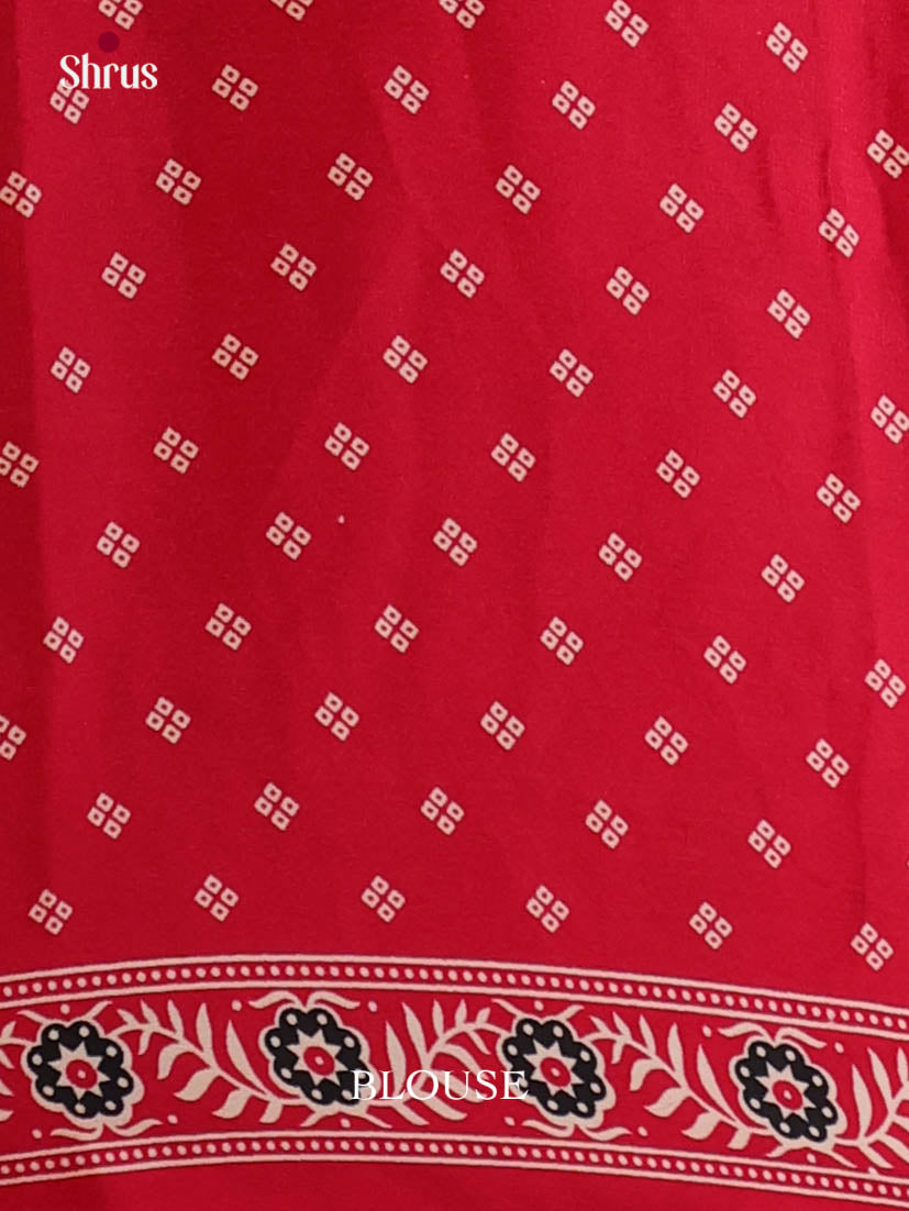 Red- Semi Modal Saree