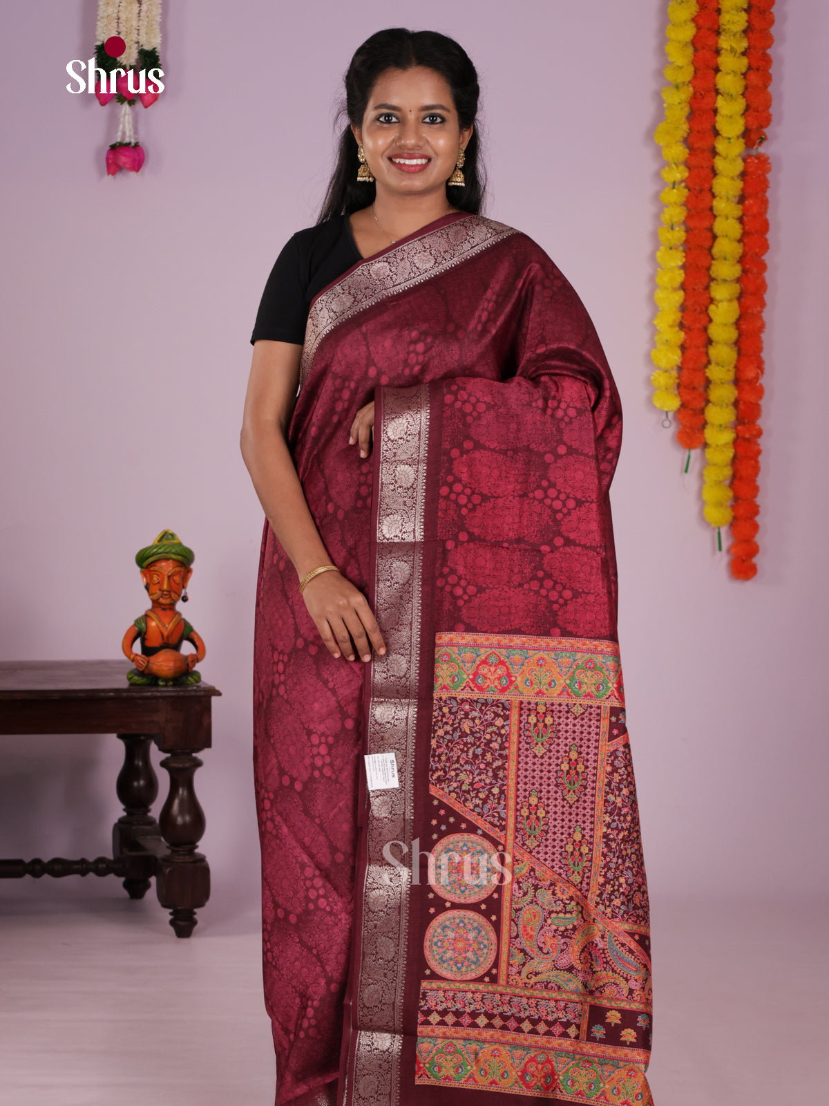 DJS14114 - Semi Dola silk Saree