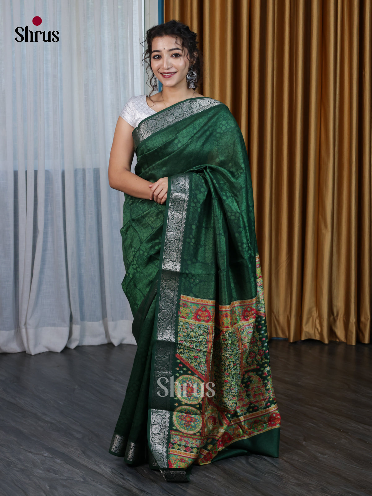 DJS14115 - Semi Dola silk Saree