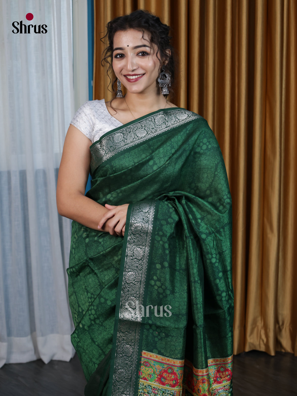 DJS14115 - Semi Dola silk Saree