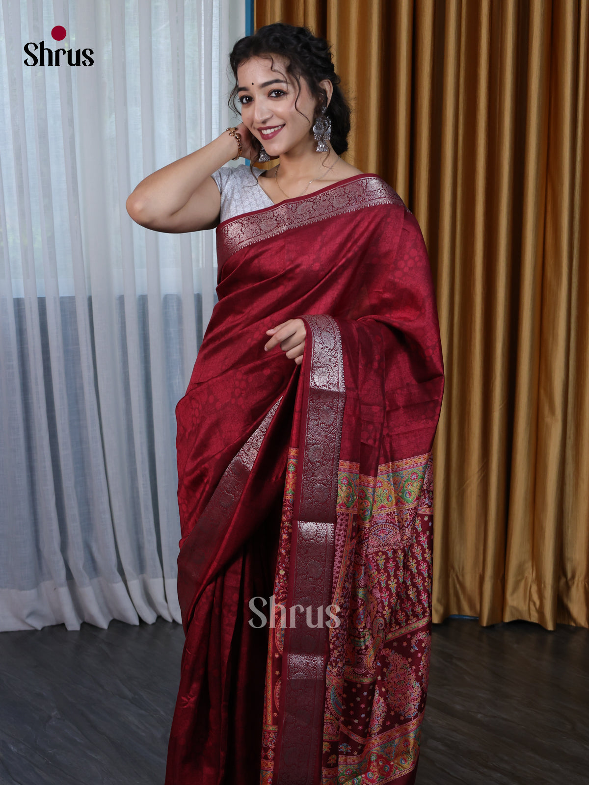 DJS14116 - Semi Dola silk Saree