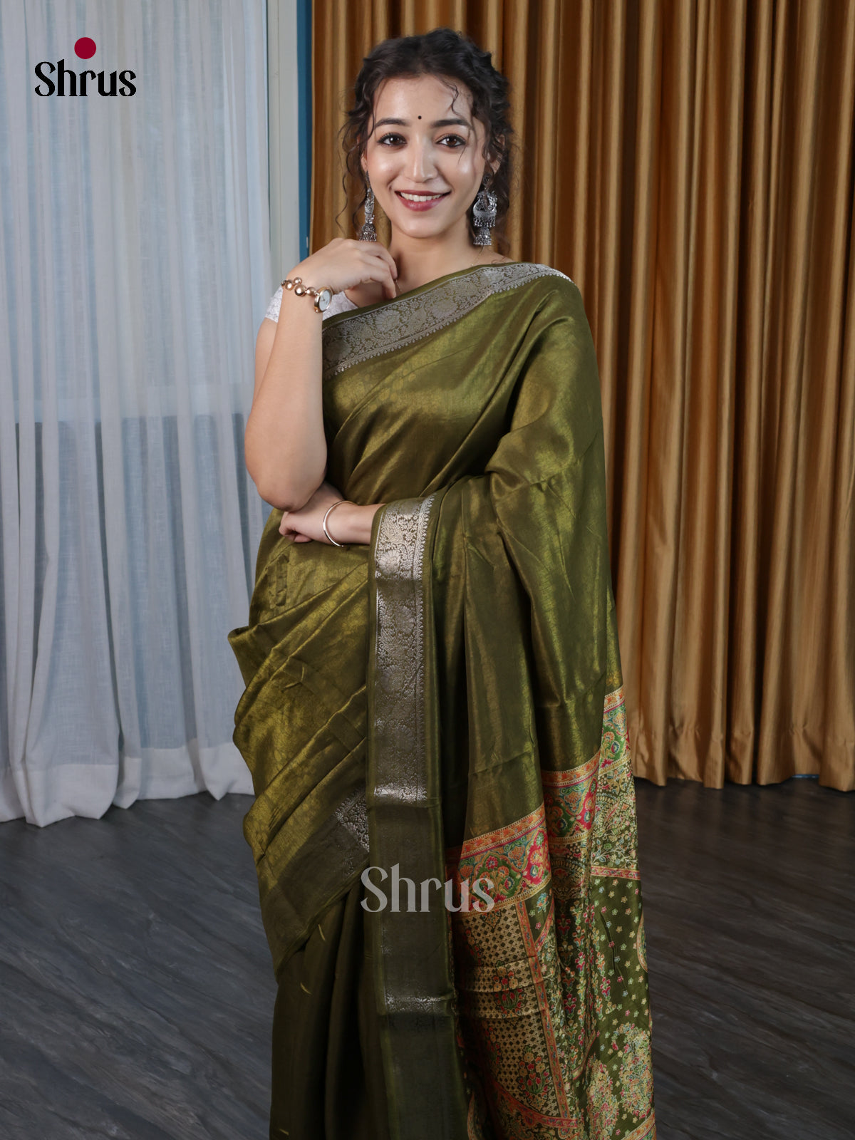 DJS14118 - Semi Dola silk Saree