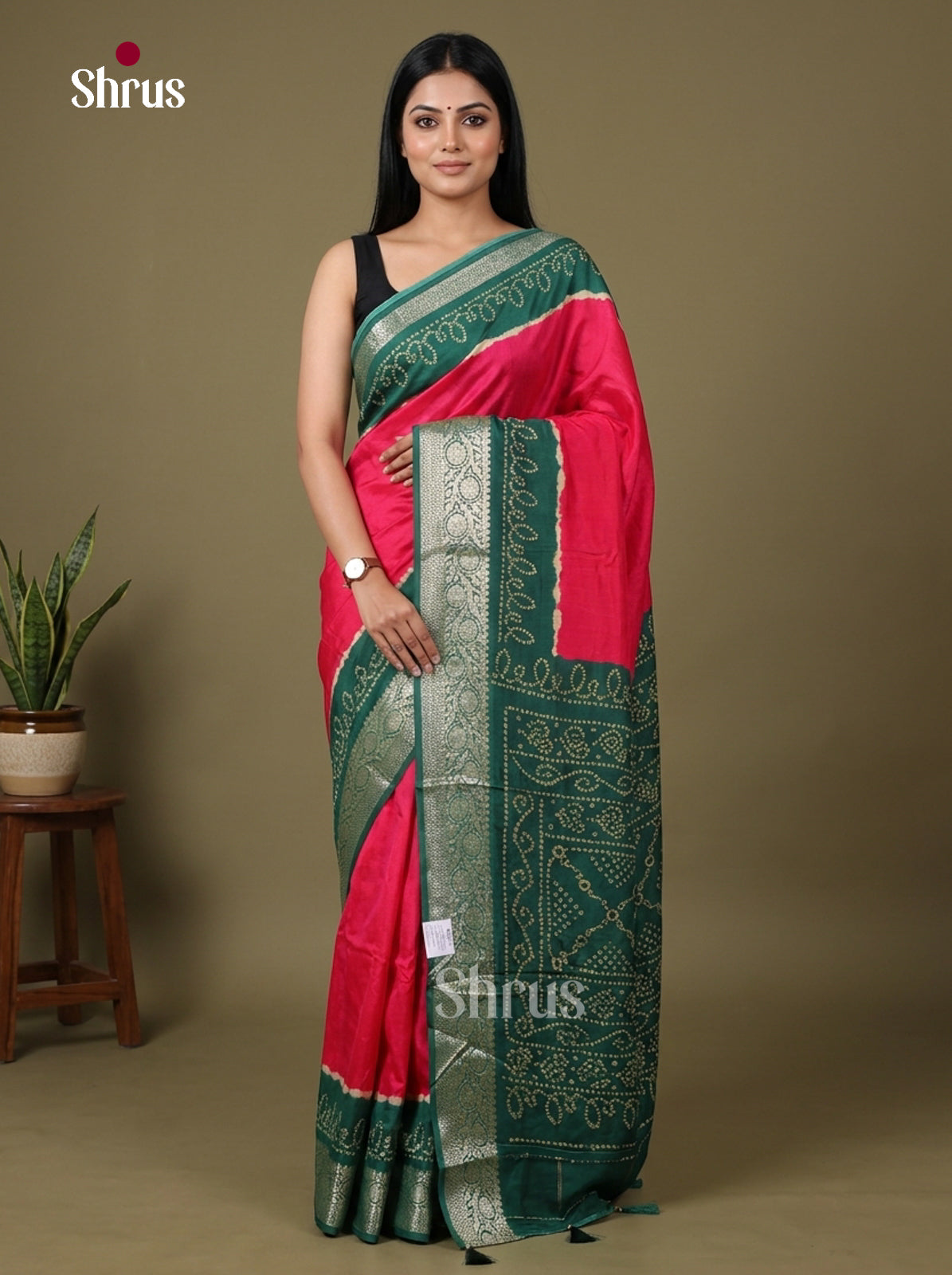 DJS14129 - Bandhini Saree