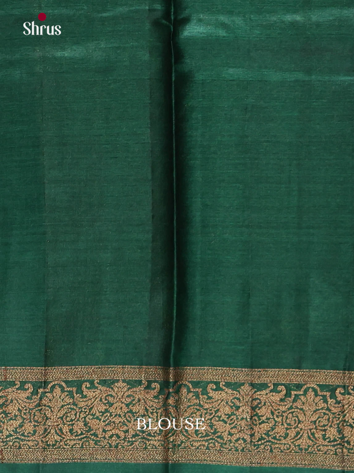 Radiant Pink Handloom Tussar Silk Saree With golden Motifs & Green Palu