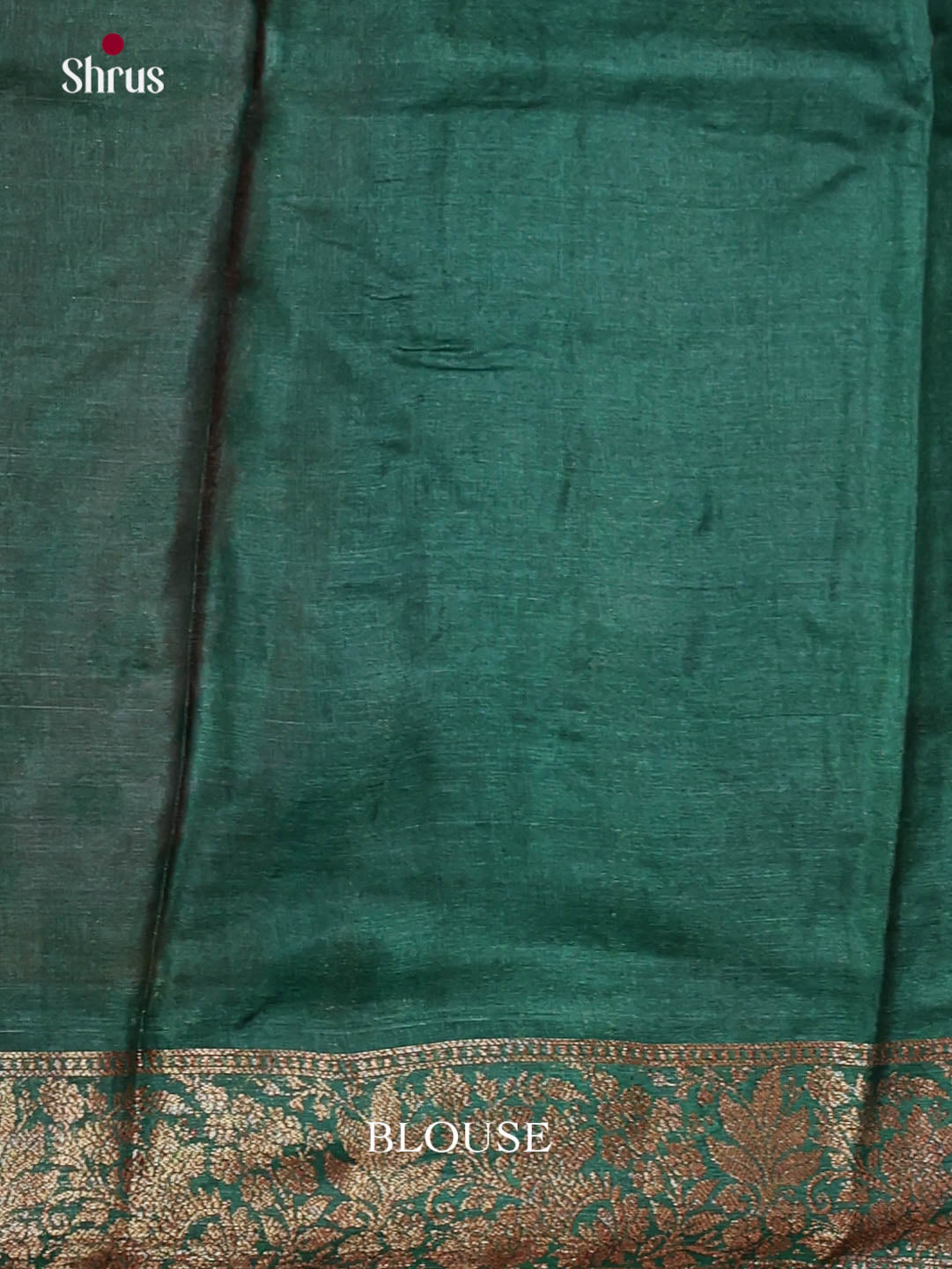 Radiant Orange Handloom Tussar Silk Saree With Gold Buttis & Green Pallu