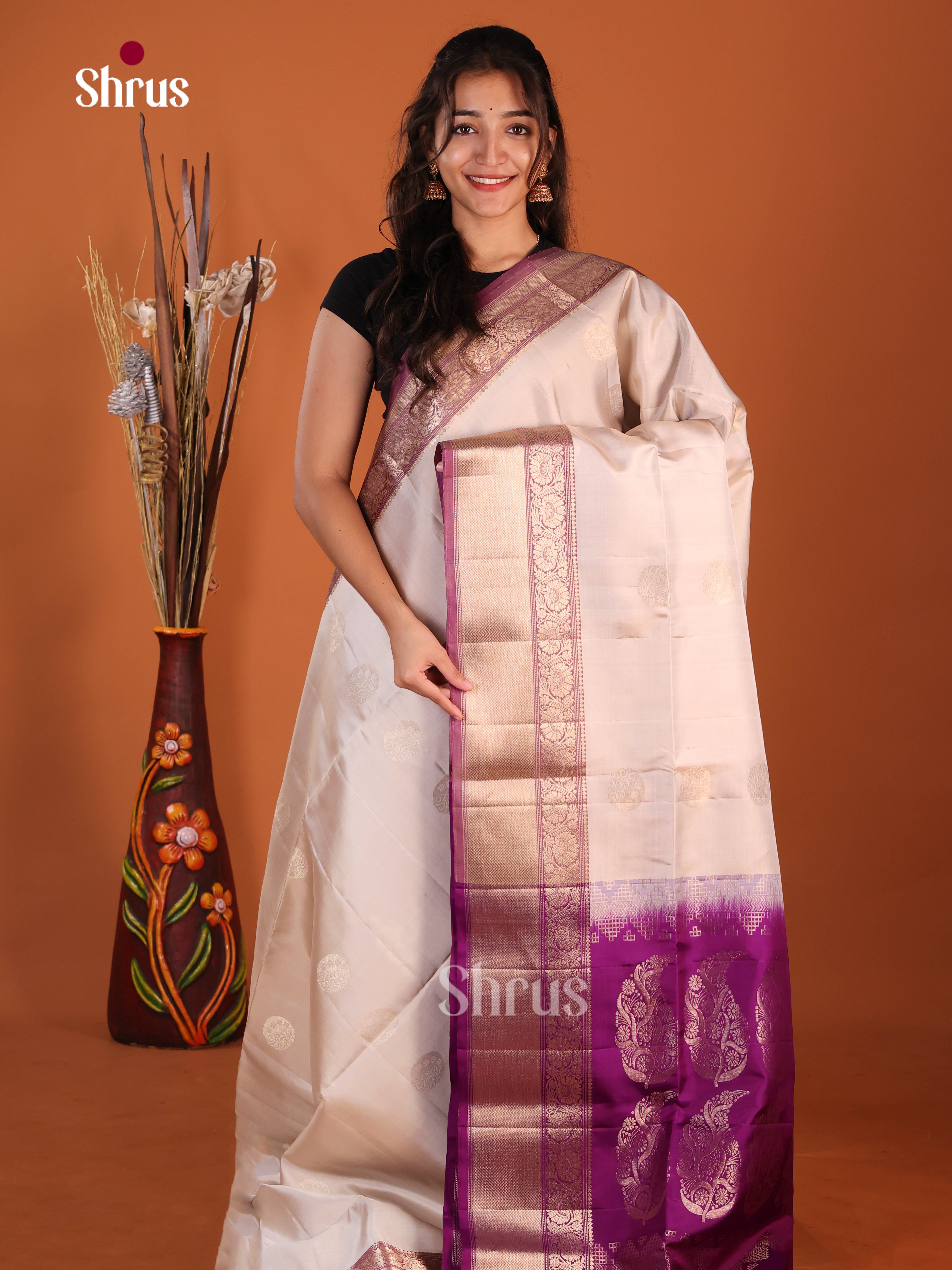 DJS14174 - Soft Silk (HR) Saree - Shop on Shrus.com