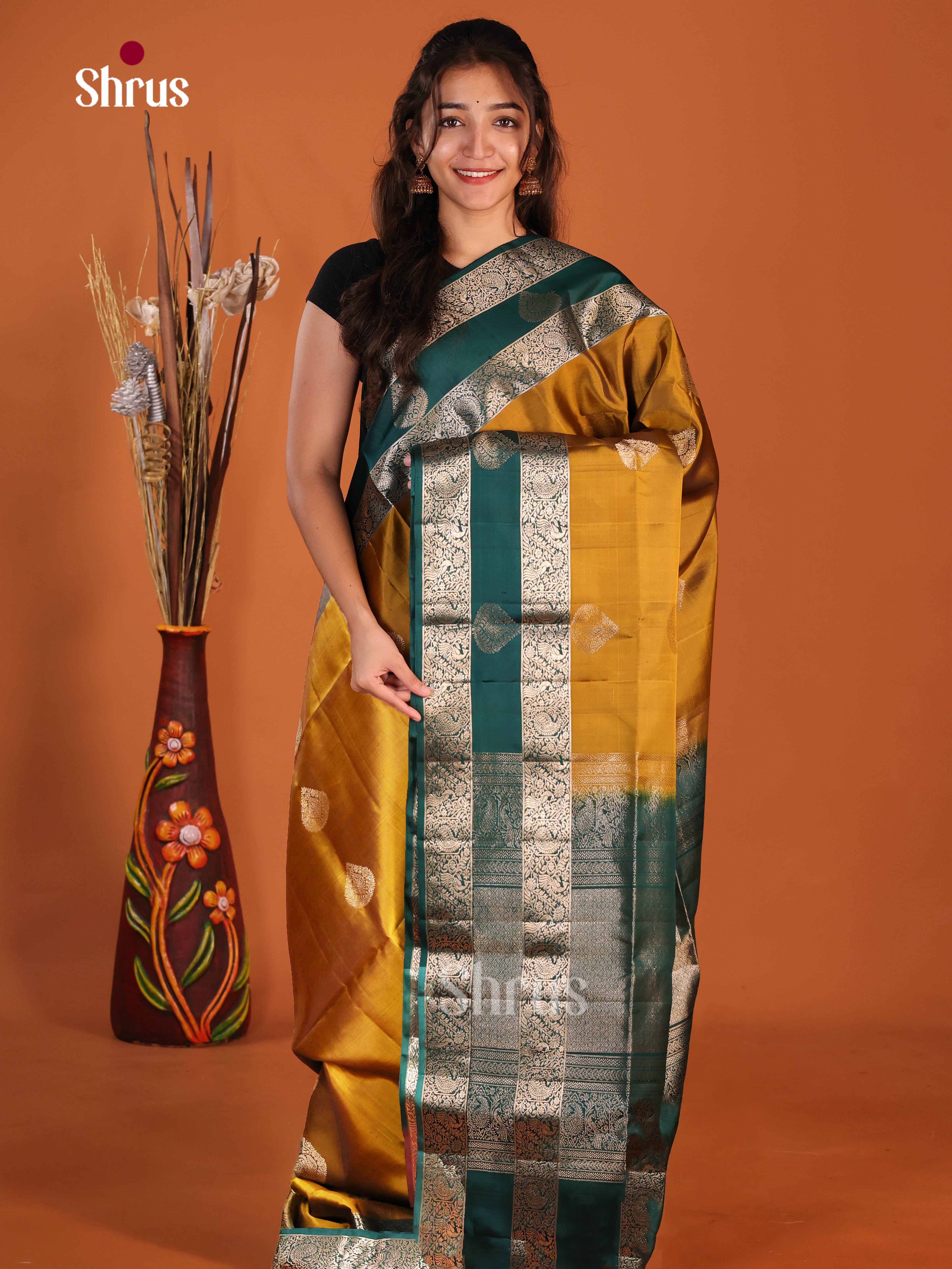 DJS14180 - Soft Silk (HR) Saree - Shop on Shrus.com