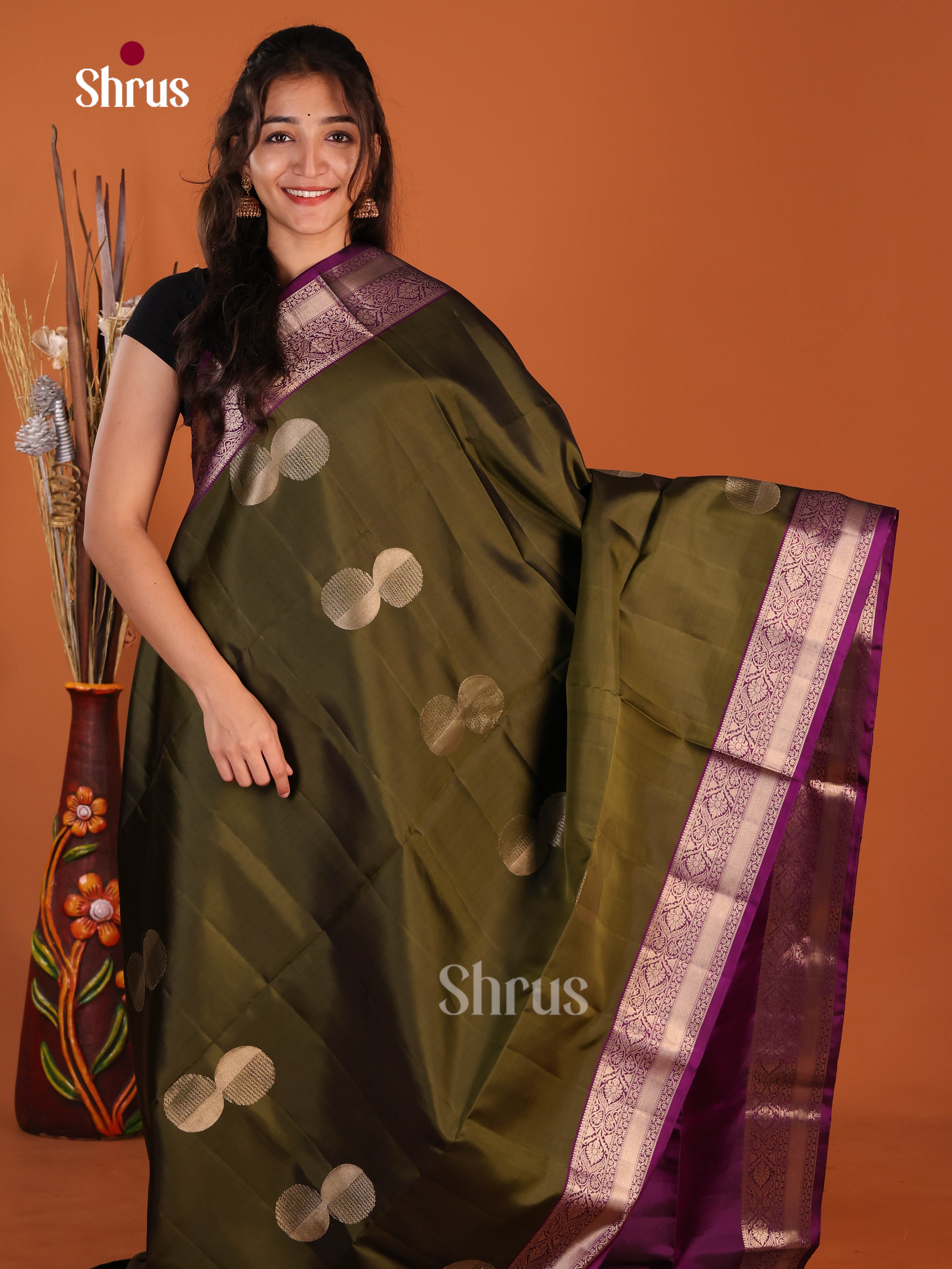 DJS14192 - Soft Silk (HR) Saree - Shop on Shrus.com