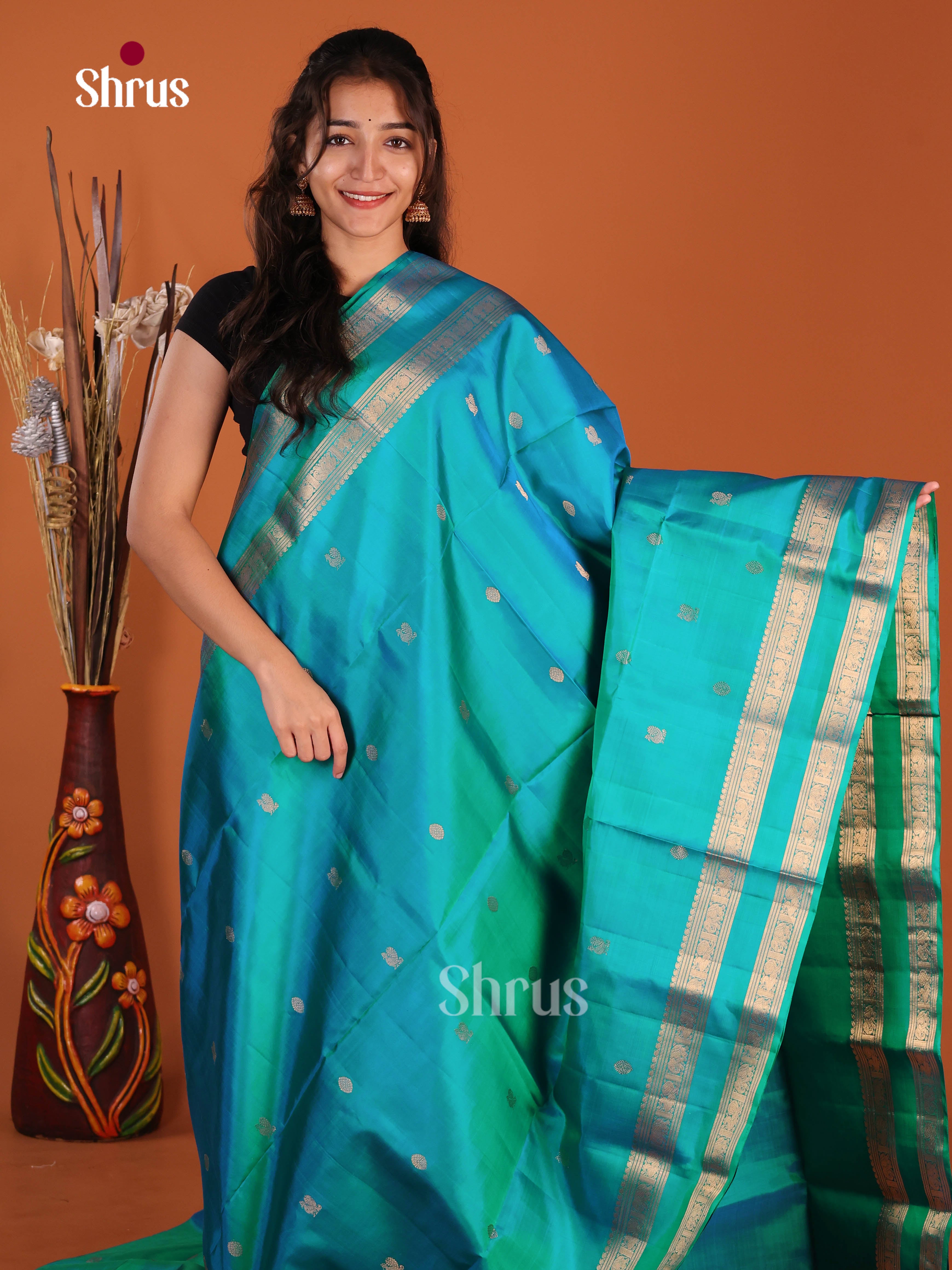 DJS14196 - Soft Silk (HR) Saree - Shop on Shrus.com
