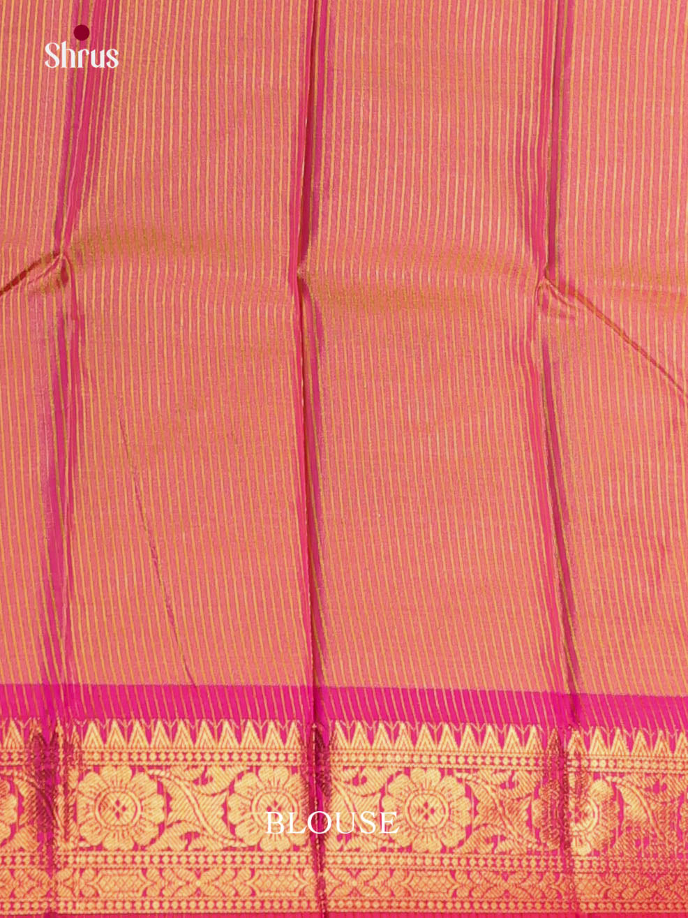 Orange & Pink - Semi Pochampally Saree