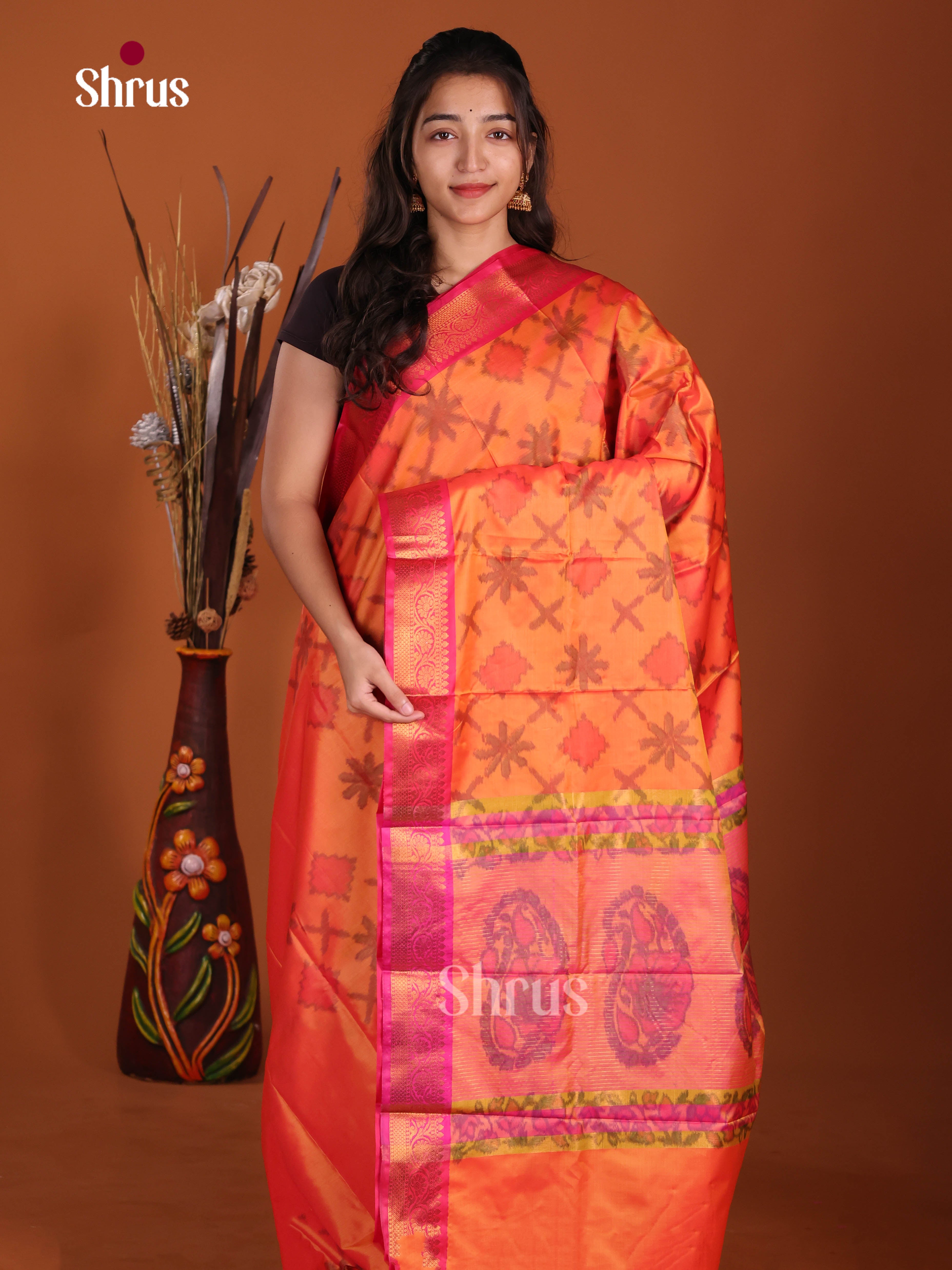 DJS15012 - Semi Pochampally Saree