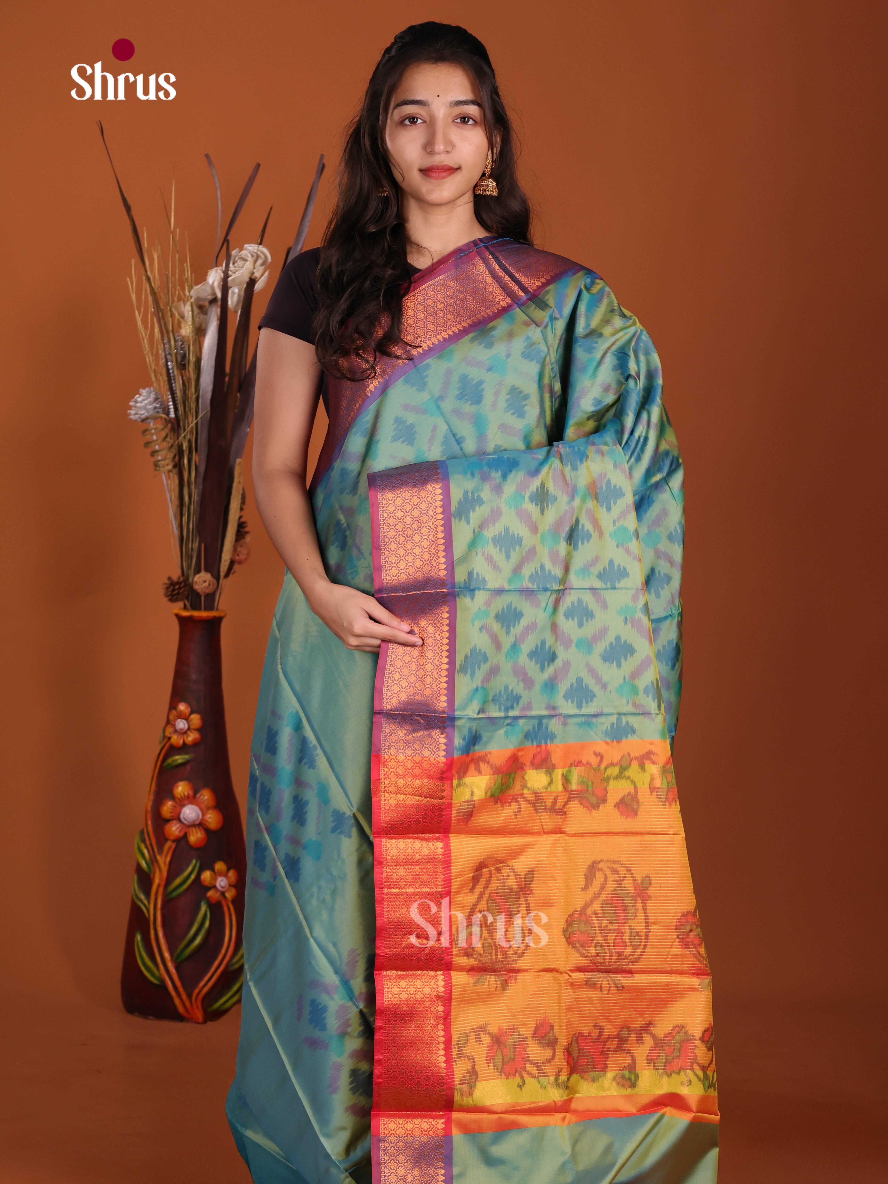 DJS15020 - Semi Pochampally Saree