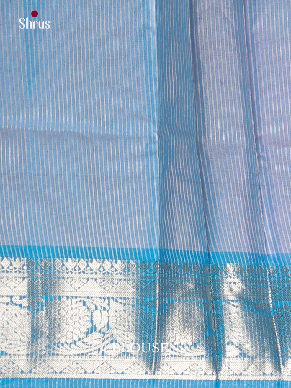 Pink & Blue- Semi Pochampally Saree