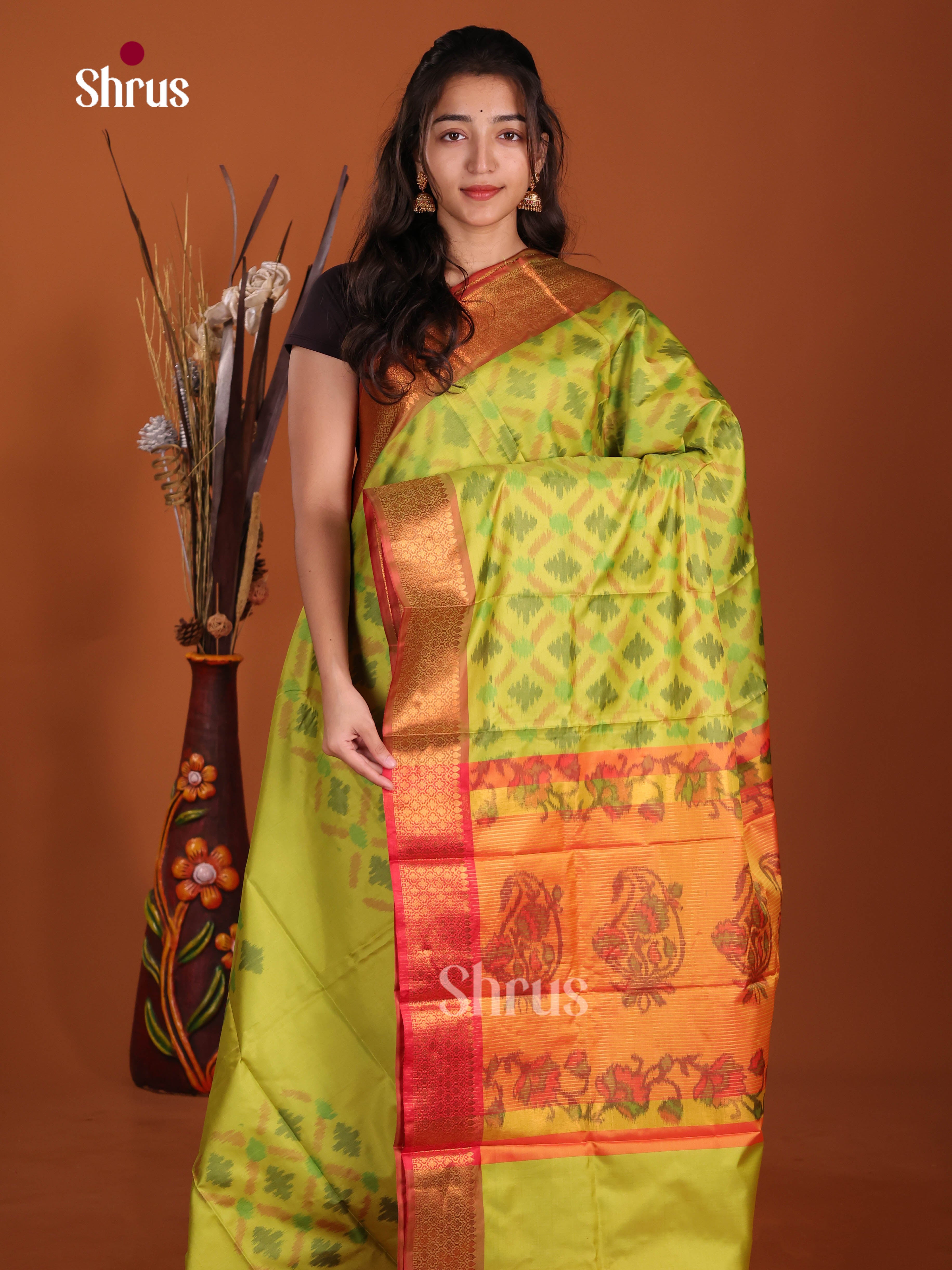 DJS15044 - Semi Pochampally Saree