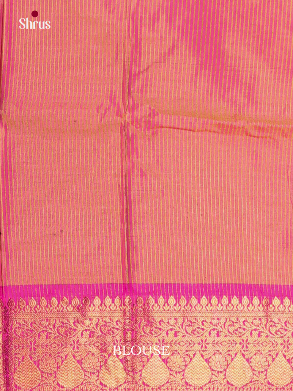 Green & Pink - Semi Pochampally Saree