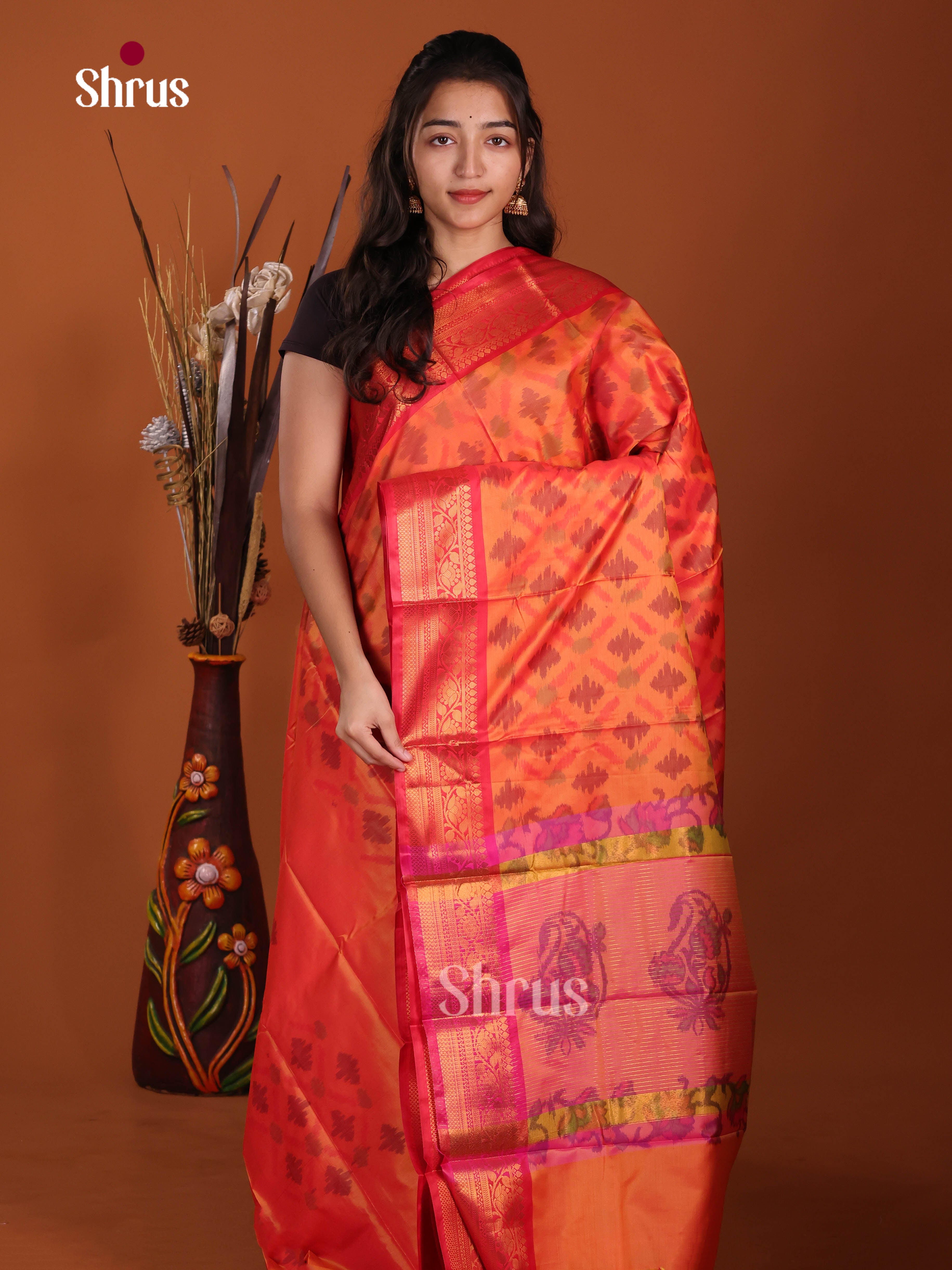 DJS15052 - Semi Pochampally Saree