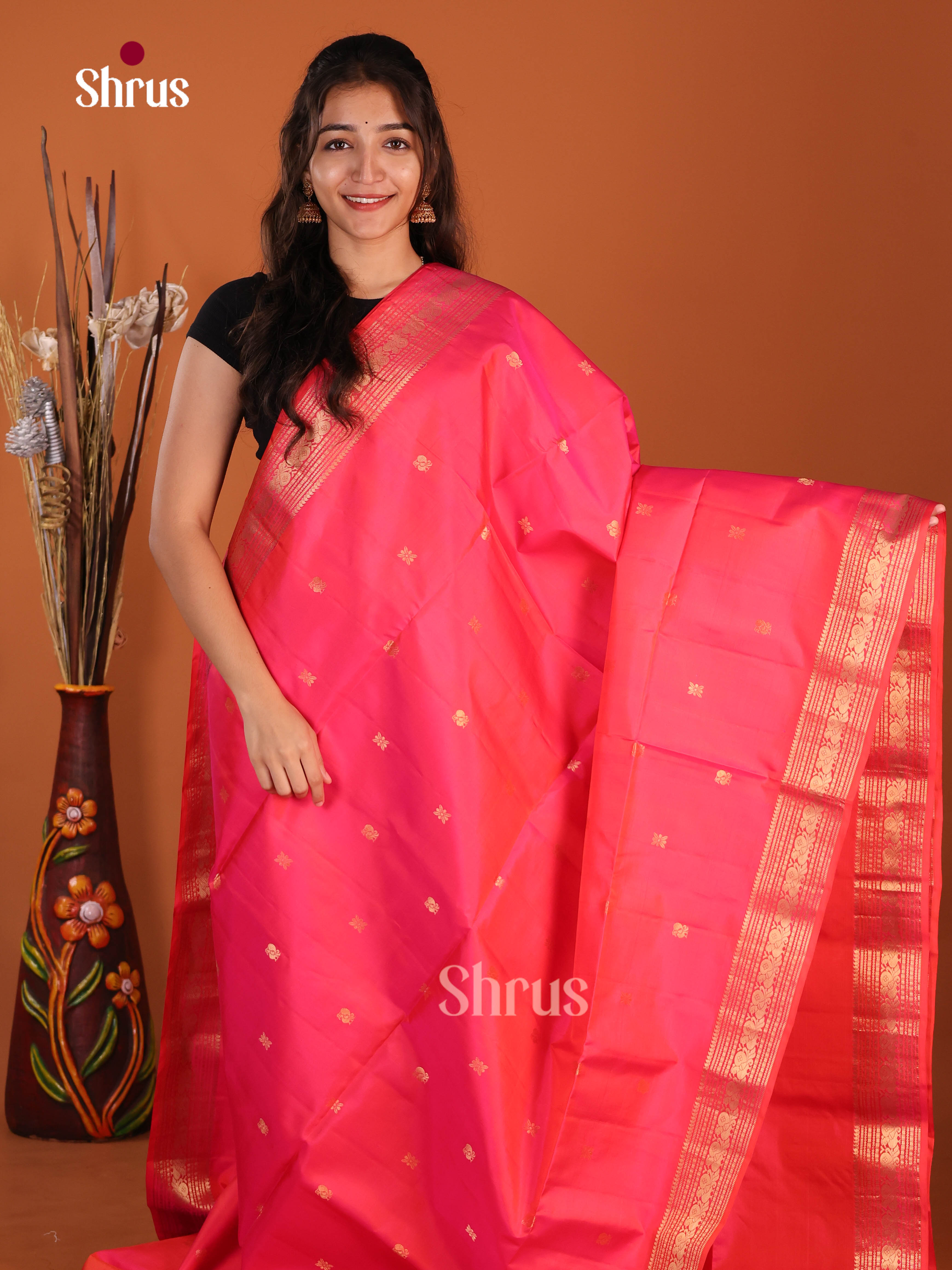 DJS15181 - Soft Silk (HR) Saree - Shop on Shrus.com