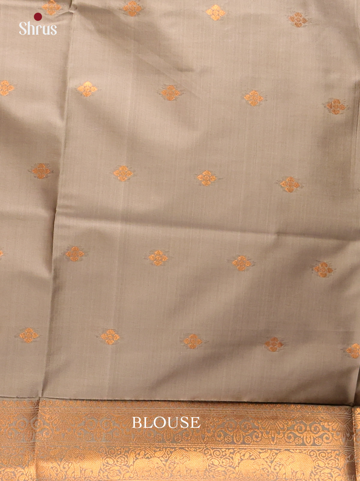 Purple & Grey- Semi Softsilk Saree