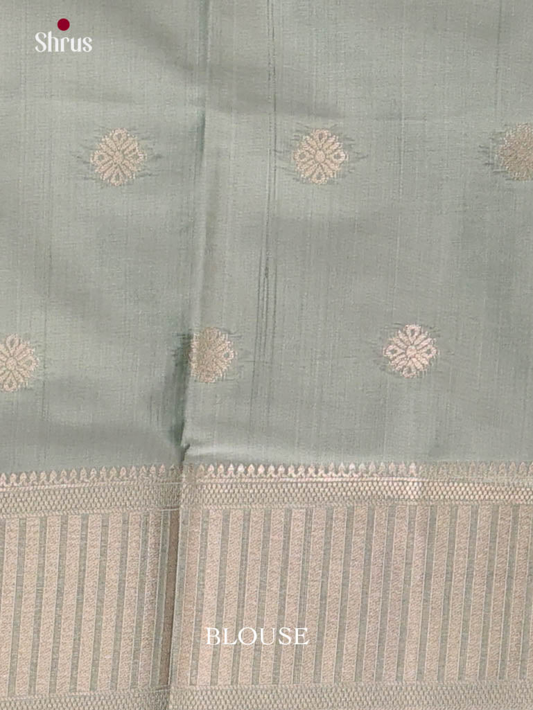 Violet & Grey - Semi Softsilk Saree