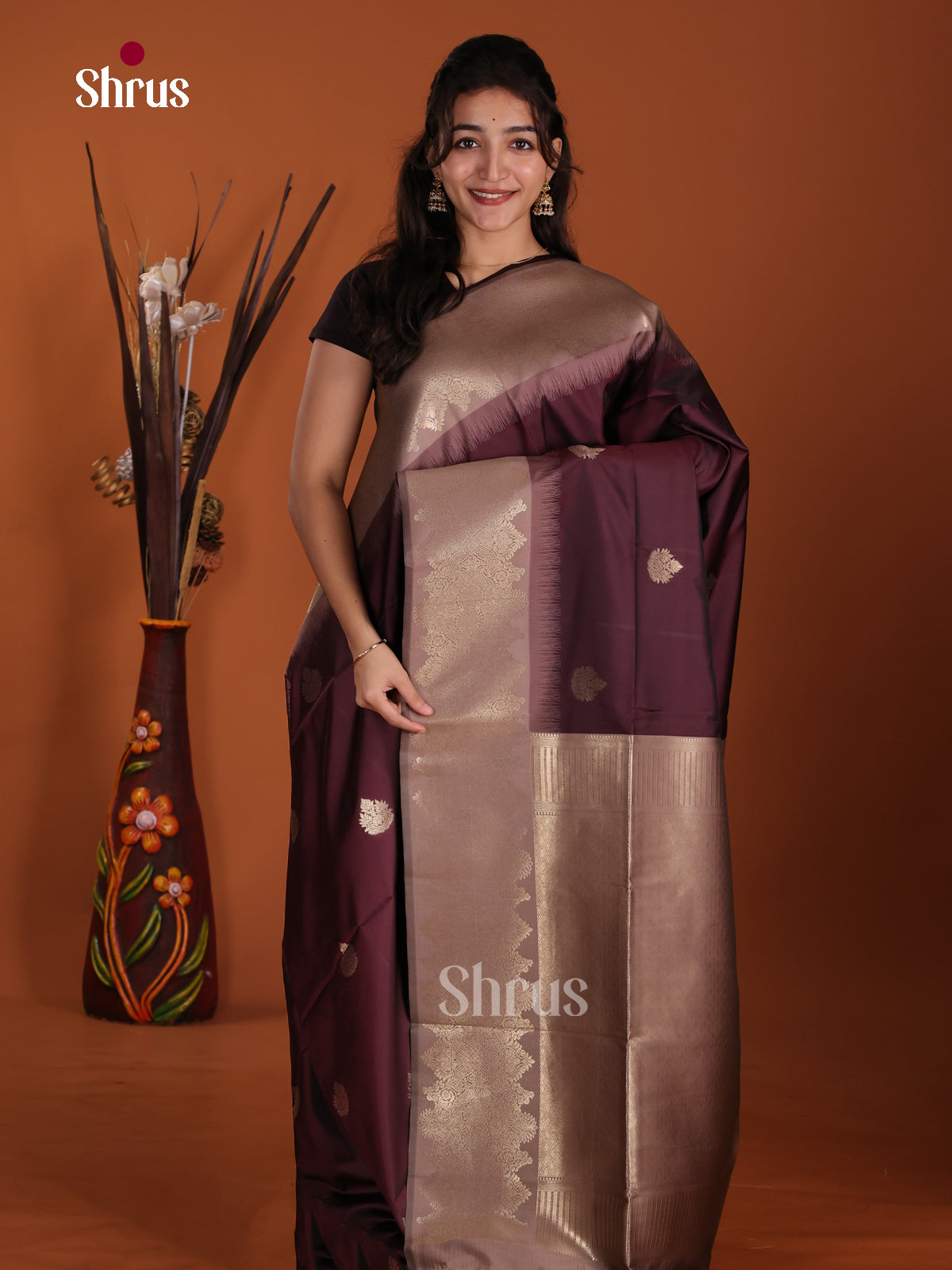 DJS17007 - Semi Softsilk Saree