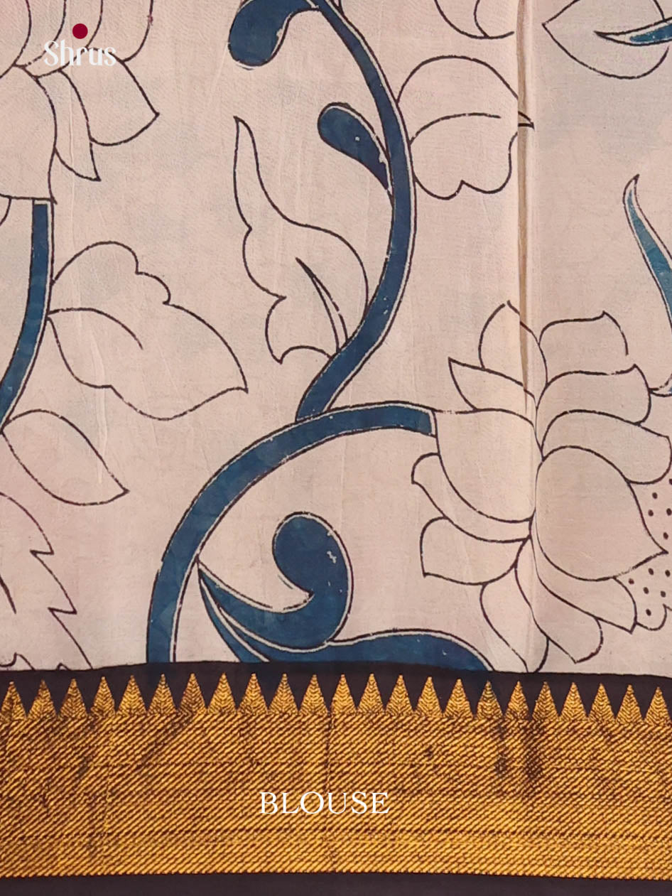 DJS17101 - chennur-kalamkari Saree - Shop on Shrus.com