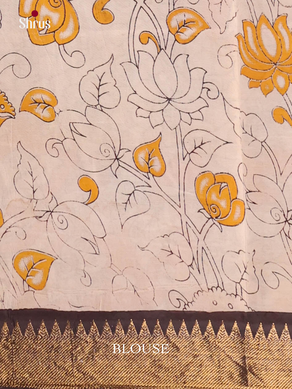 DJS17113 - chennur-kalamkari Saree - Shop on Shrus.com