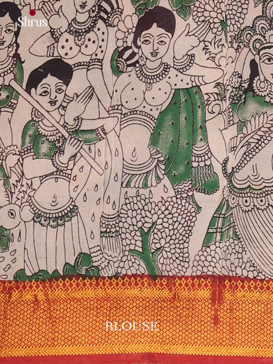 DJS17114 - chennur-kalamkari Saree