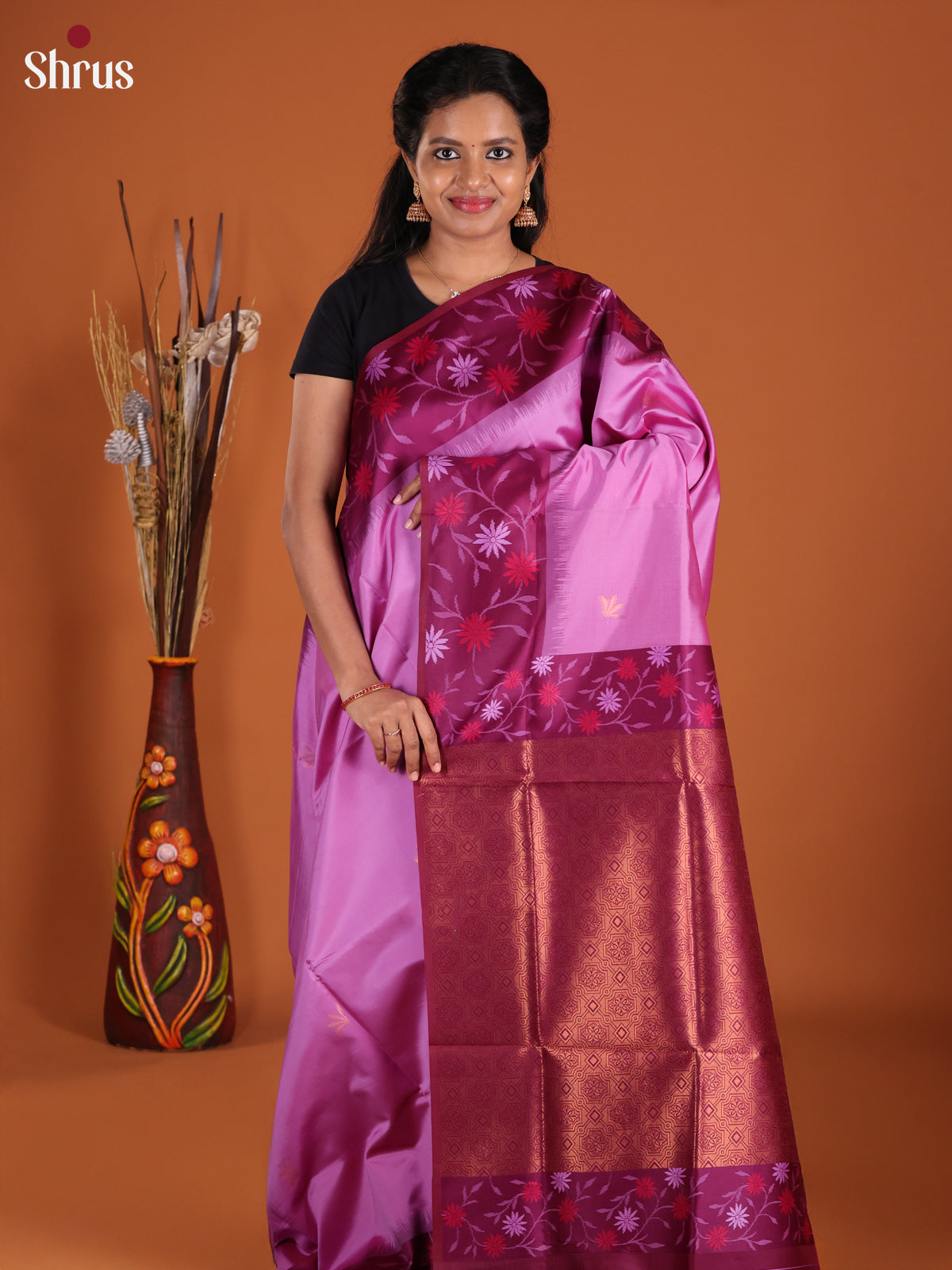DJS17131 - Semi Softsilk Saree