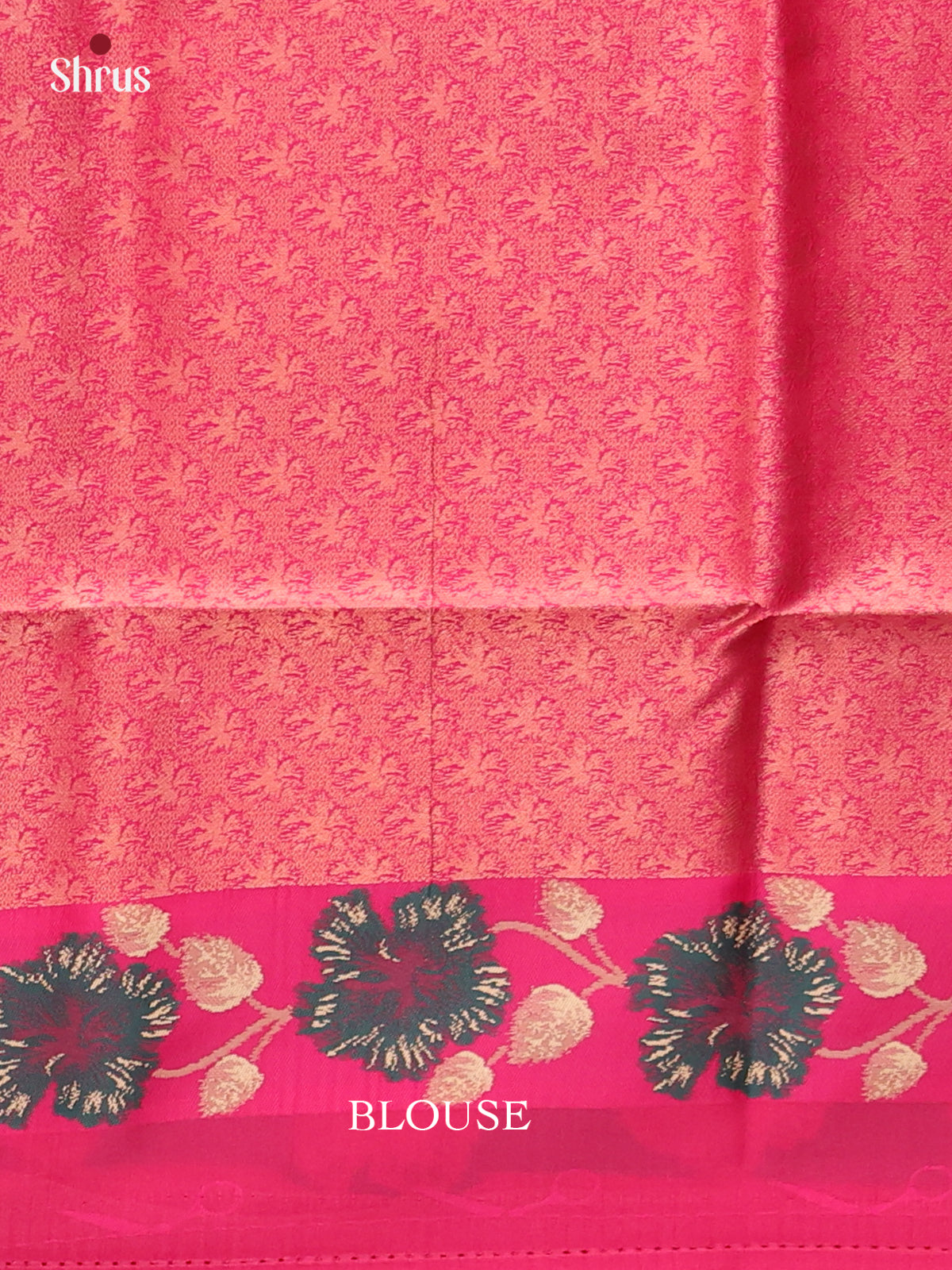 Peach & Pink - Semi Softsilk Saree