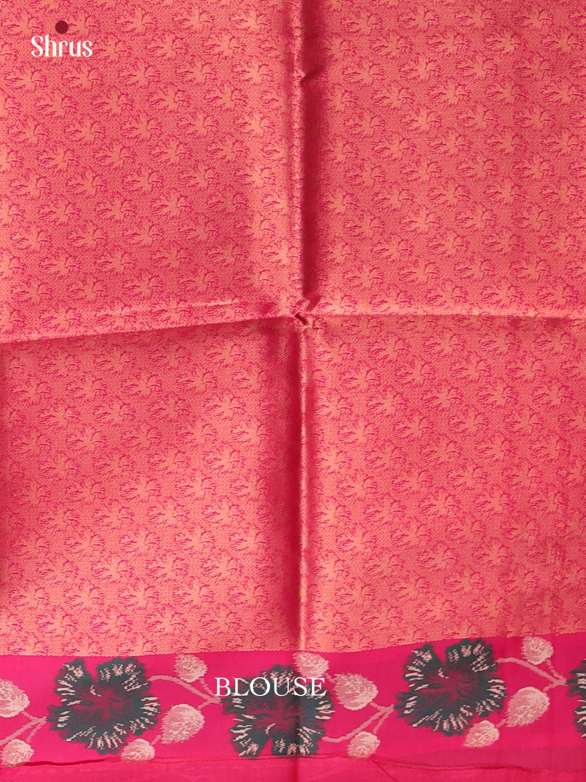 Peach & Pink - Semi Softsilk Saree