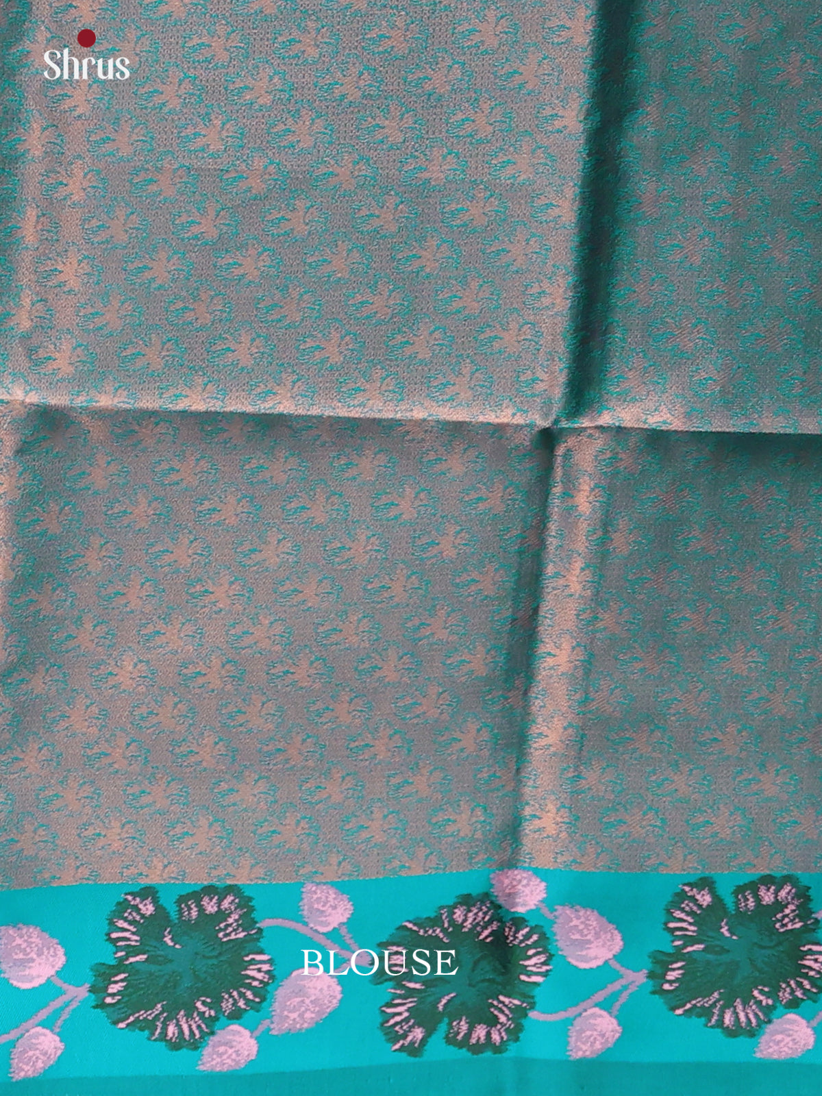 Pink & Blue - Semi Softsilk Saree