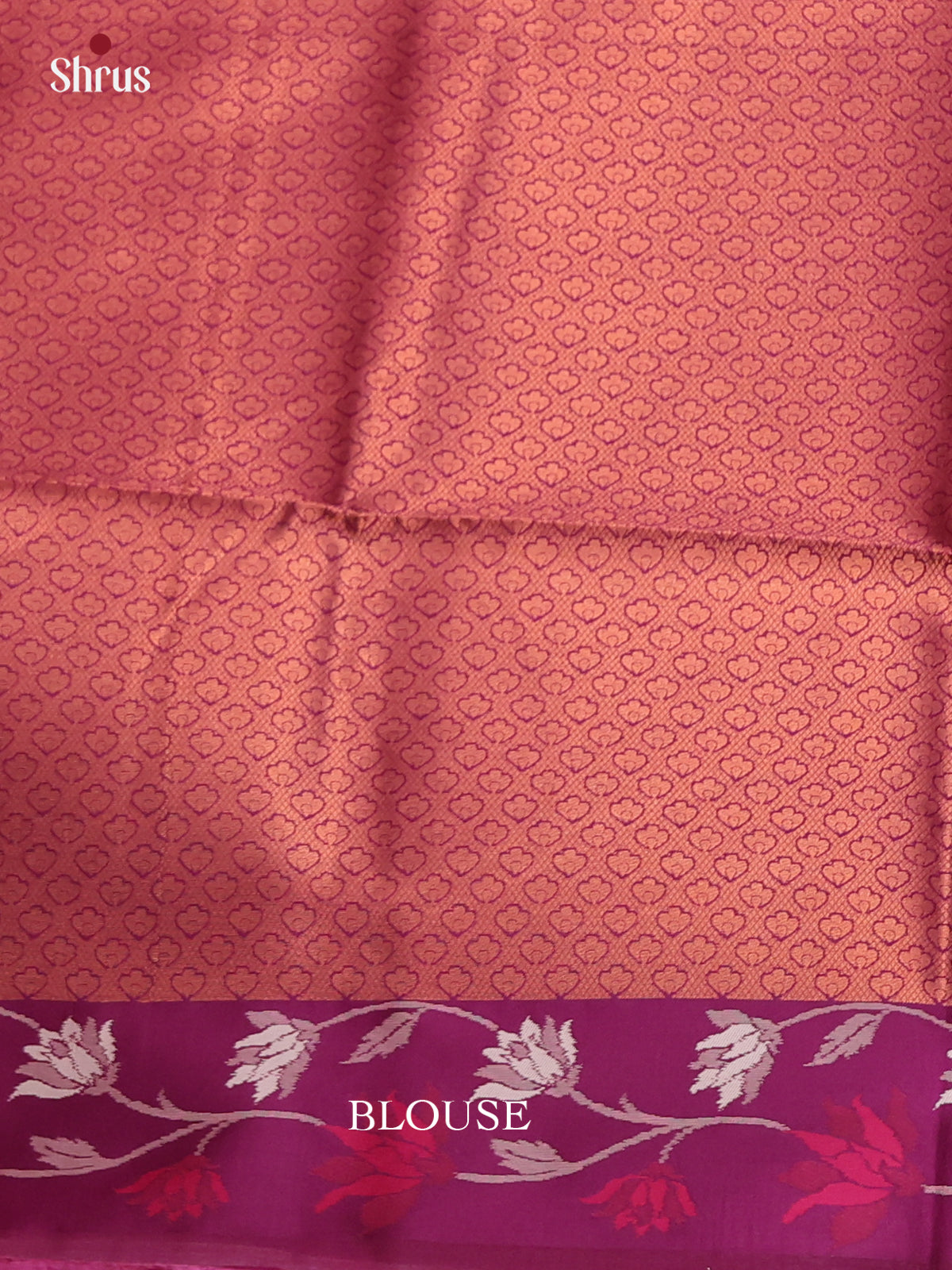 Pink & Purple - Semi Softsilk Saree