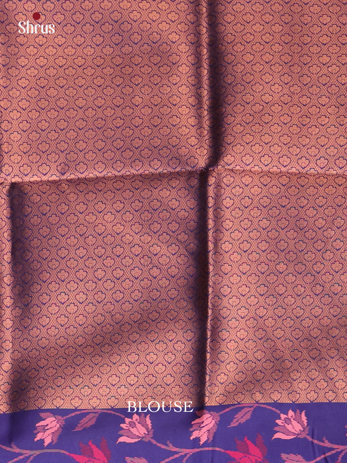 Pink & Blue- Semi Softsilk Saree