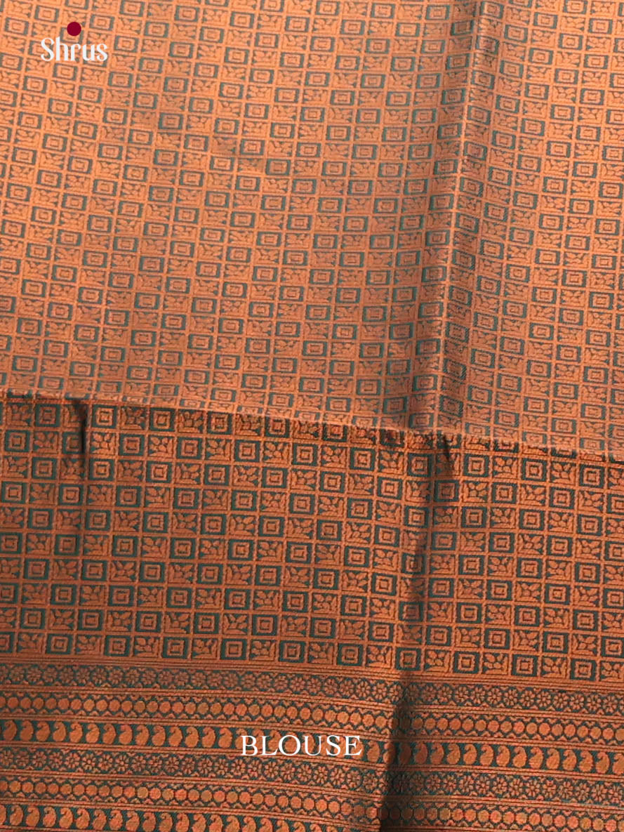 Pink & Green - Semi Softsilk Saree