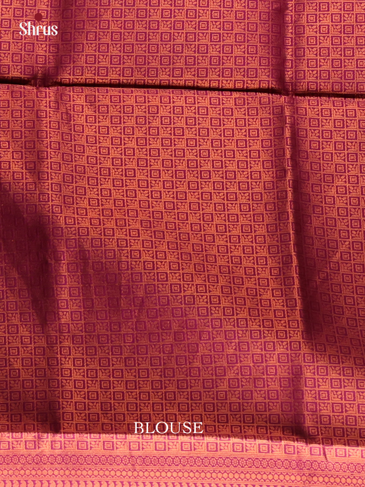 Purple & Maroon - Semi Softsilk Saree