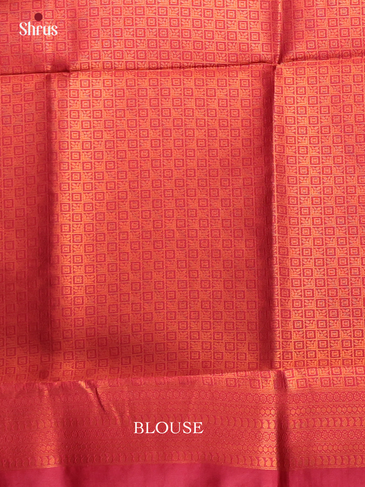 Mauve & Red- Semi Softsilk Saree