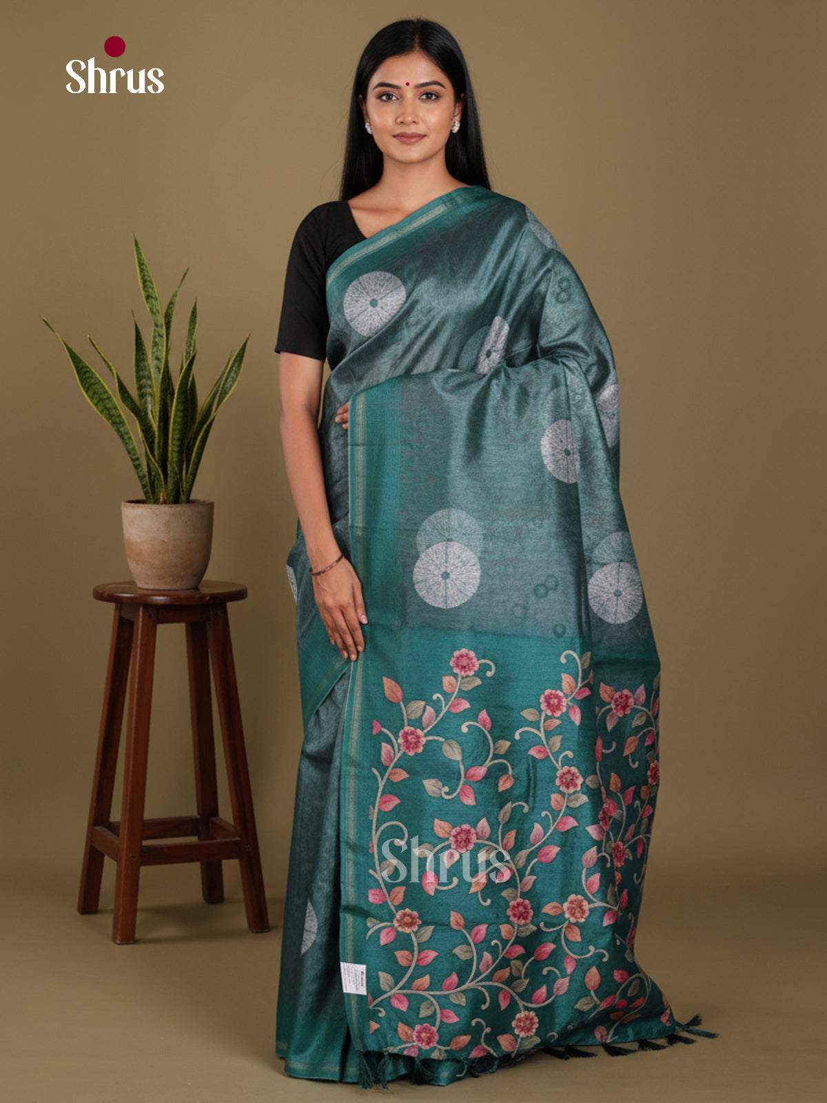 DJS17272 - Semi Chanderi Saree