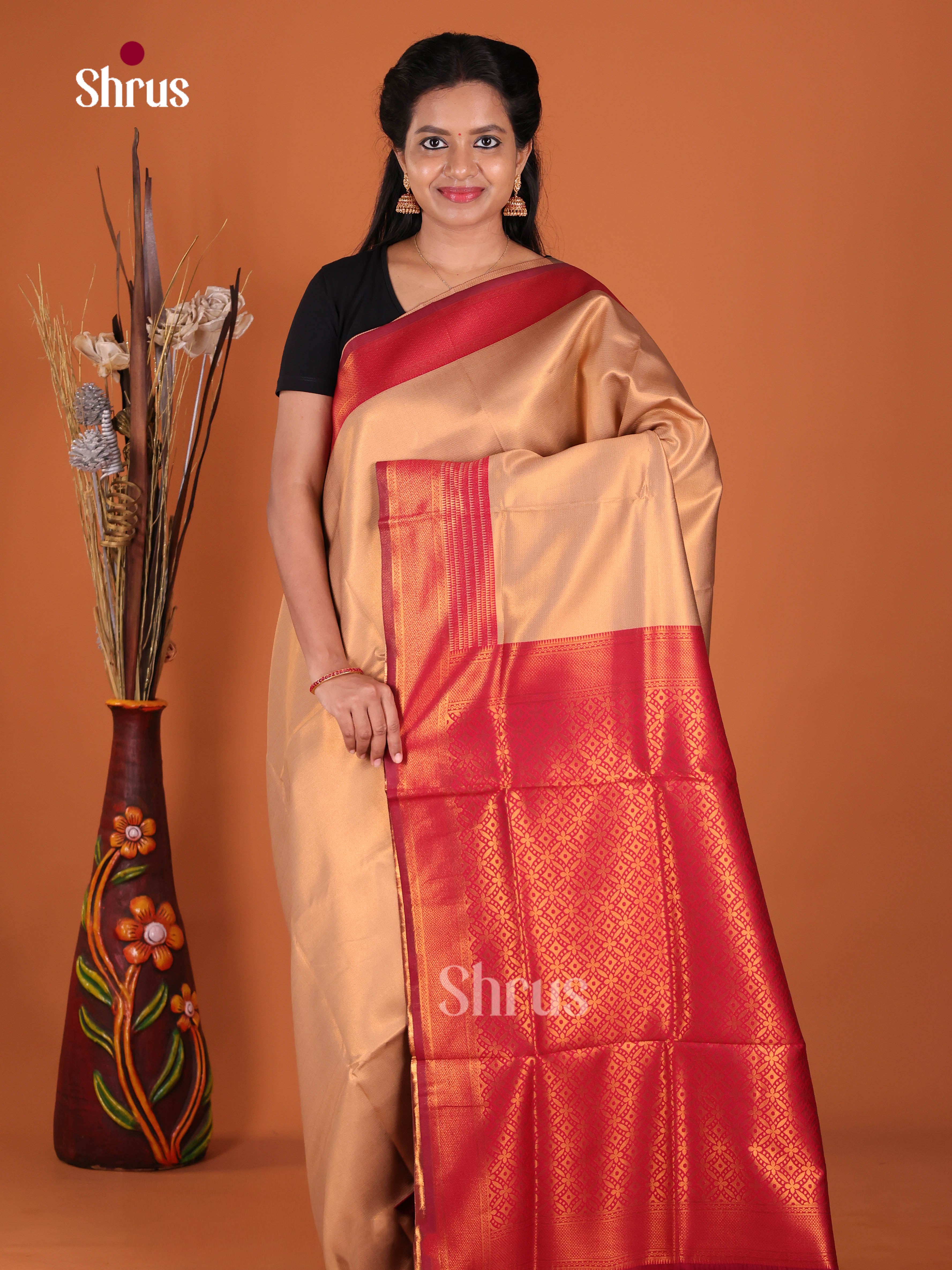 DJS17292 - Semi Softsilk Saree