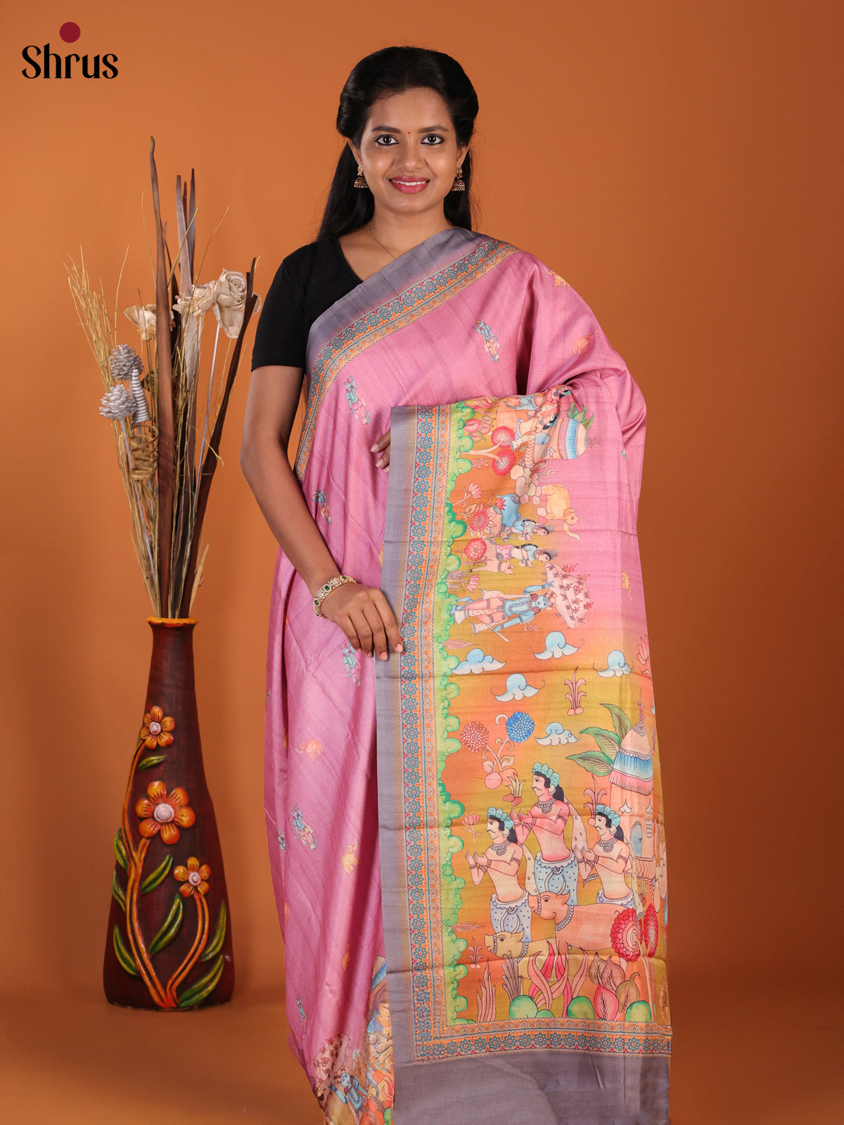 DJS18108 - Butter silk Saree