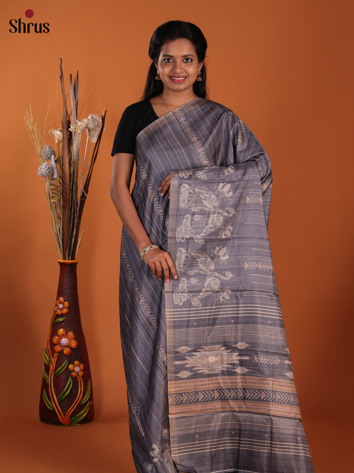 DJS18111 - Butter silk Saree