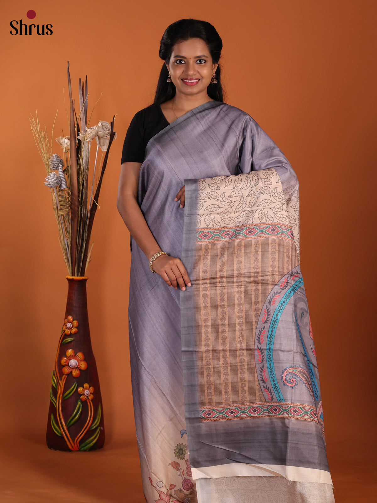 DJS18114 - Butter silk Saree