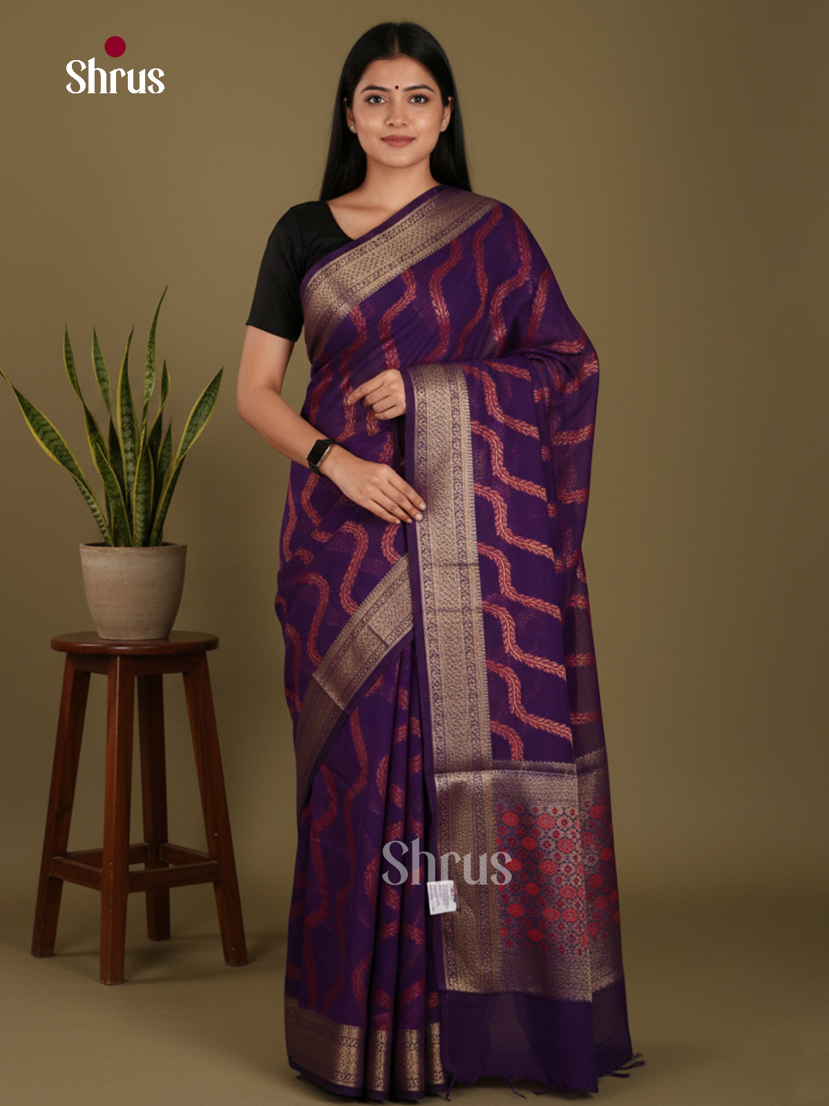 DJS18398 - Semi Georgette Saree