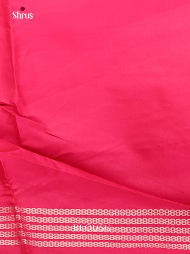 Pink - Semi Softsilk Saree