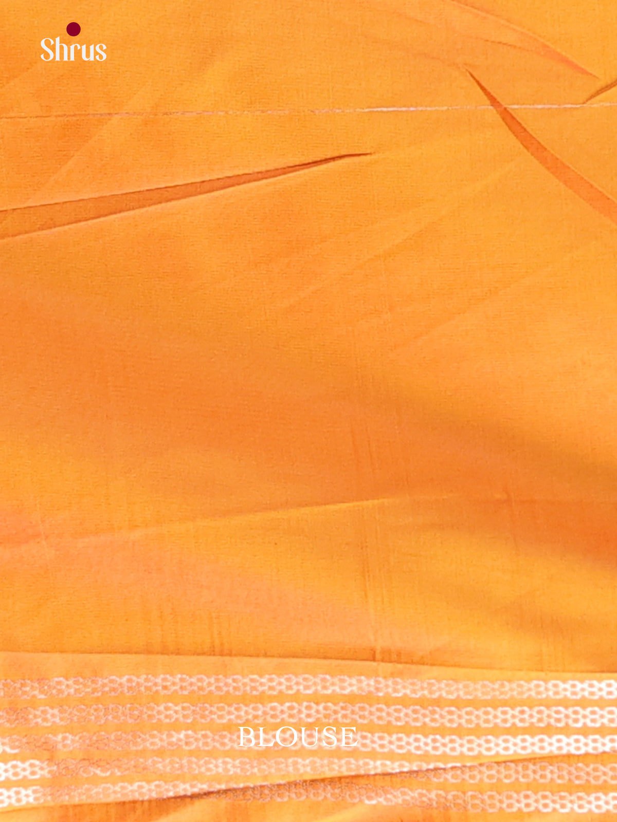 Orange- Semi Softsilk Saree