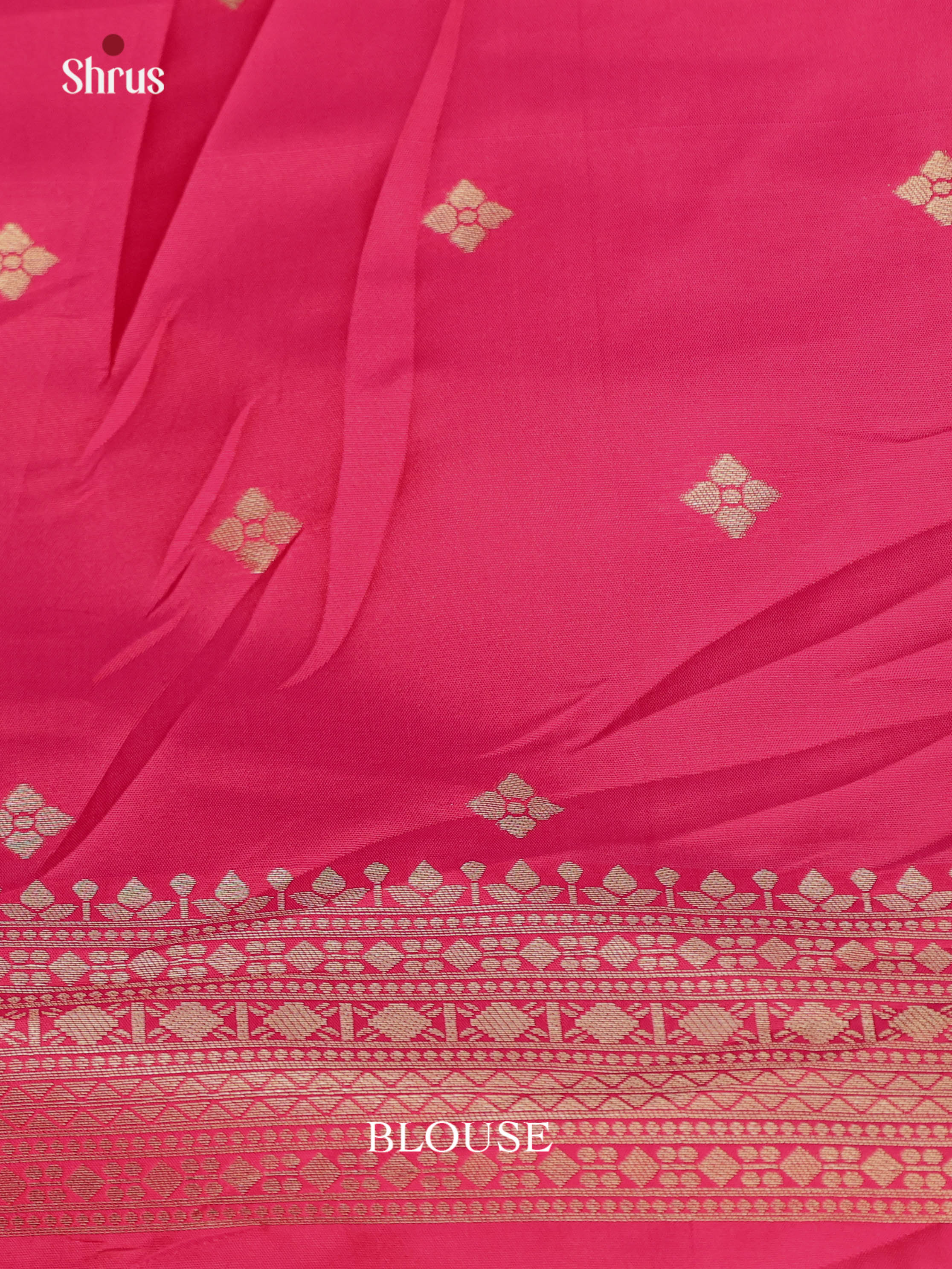 Pink- Semi Softsilk Saree